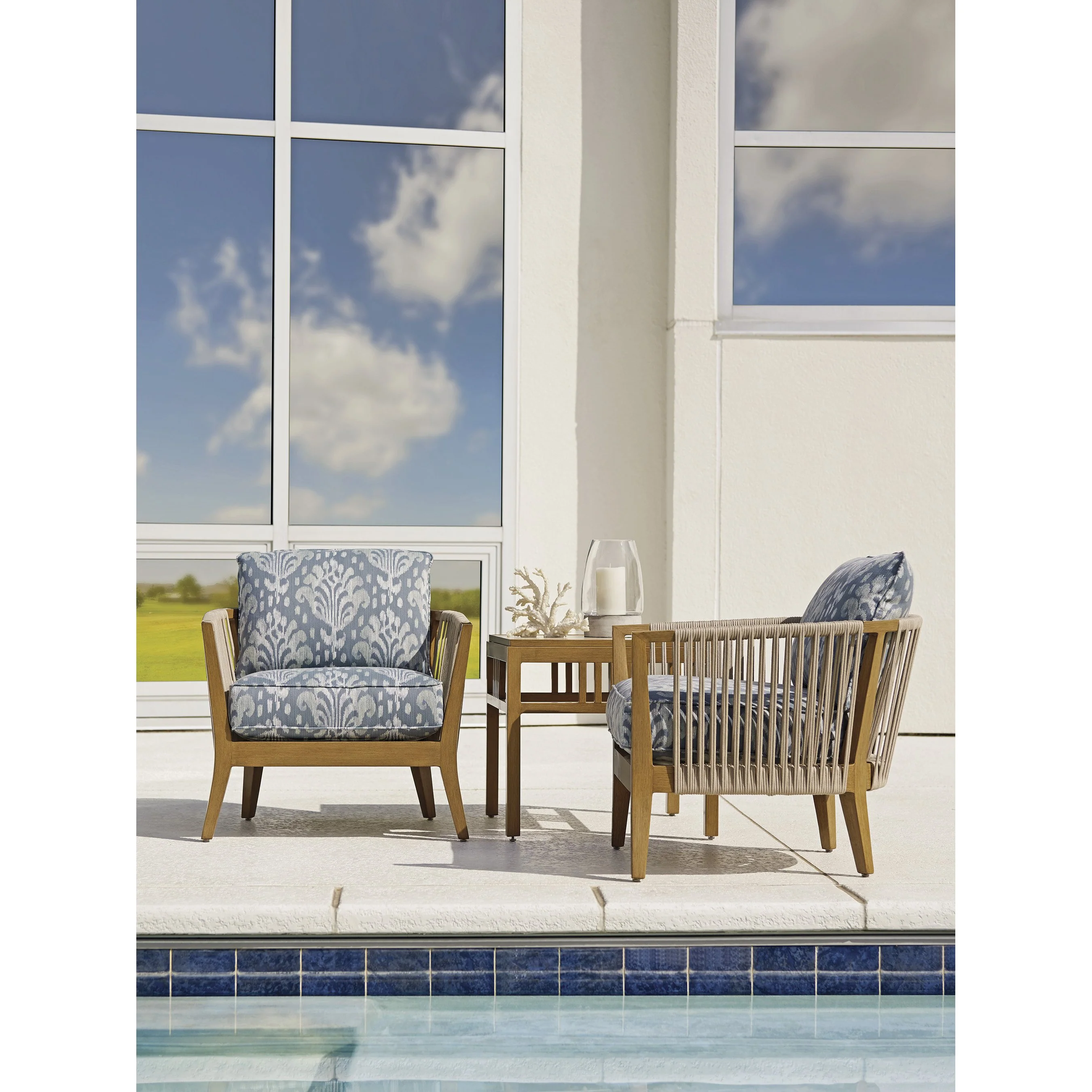 St Tropez Brown Rectangular End Table - Image 6