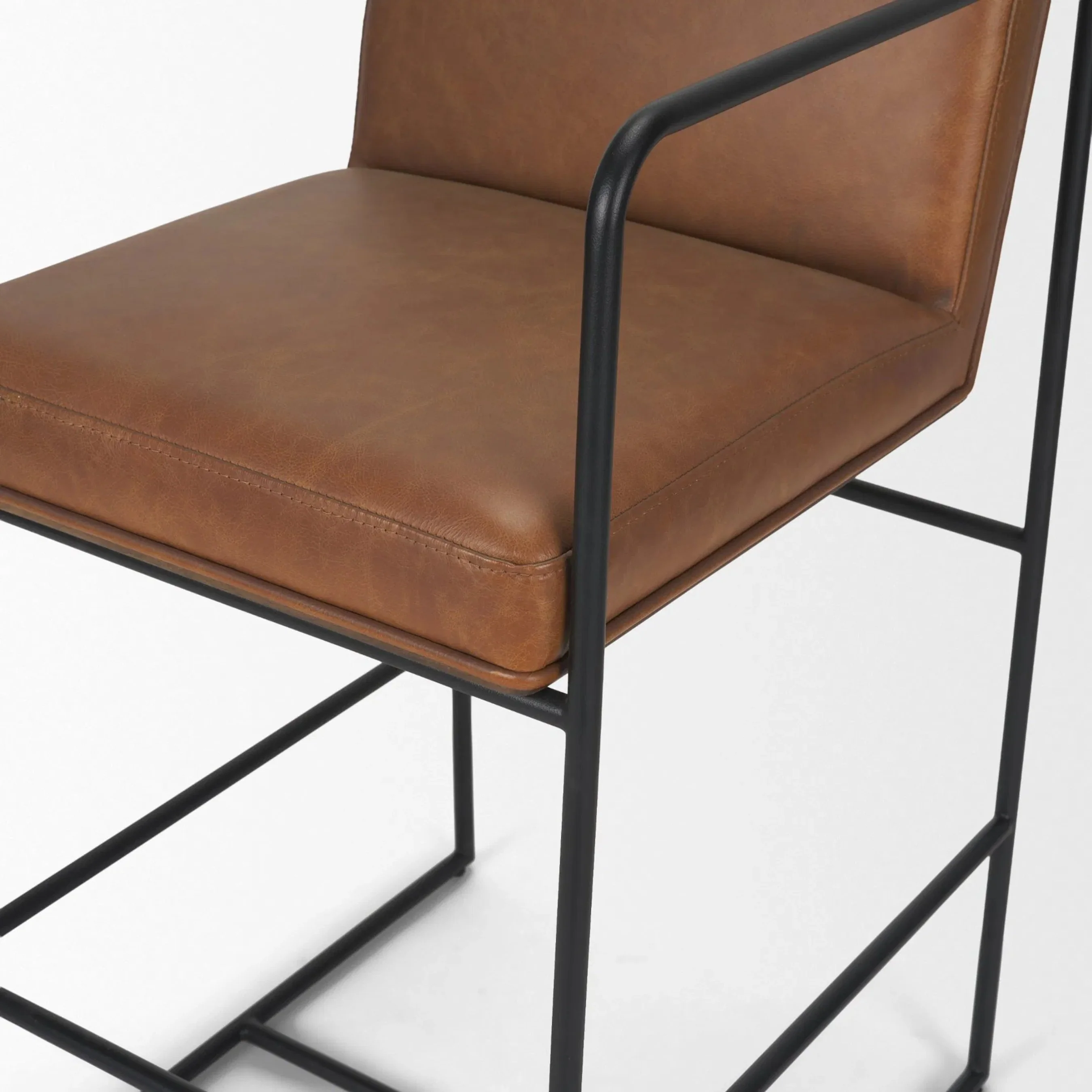 Stamford Leather Counter Stool - Image 9