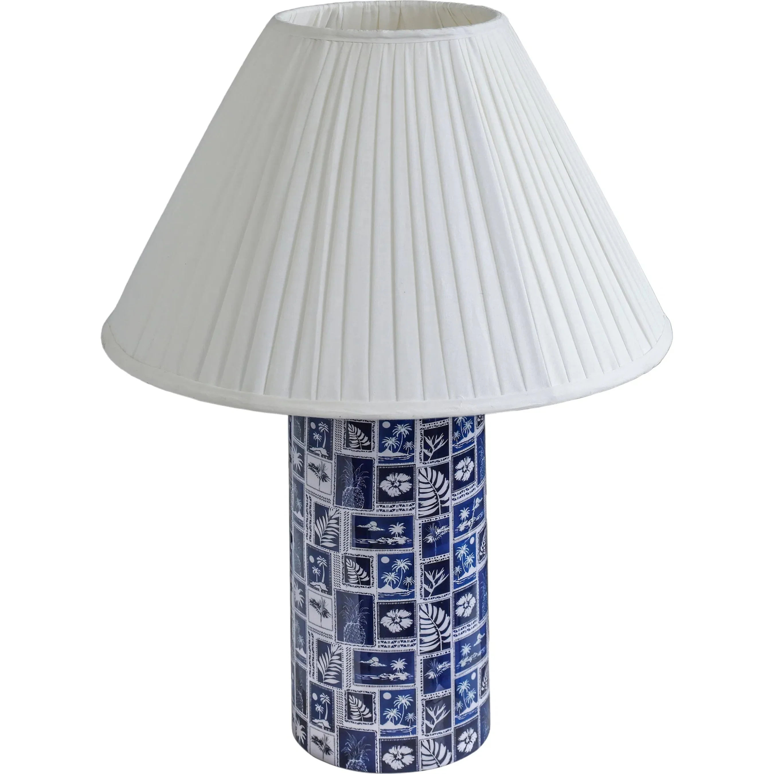 Stamp Pleated Table Lamp