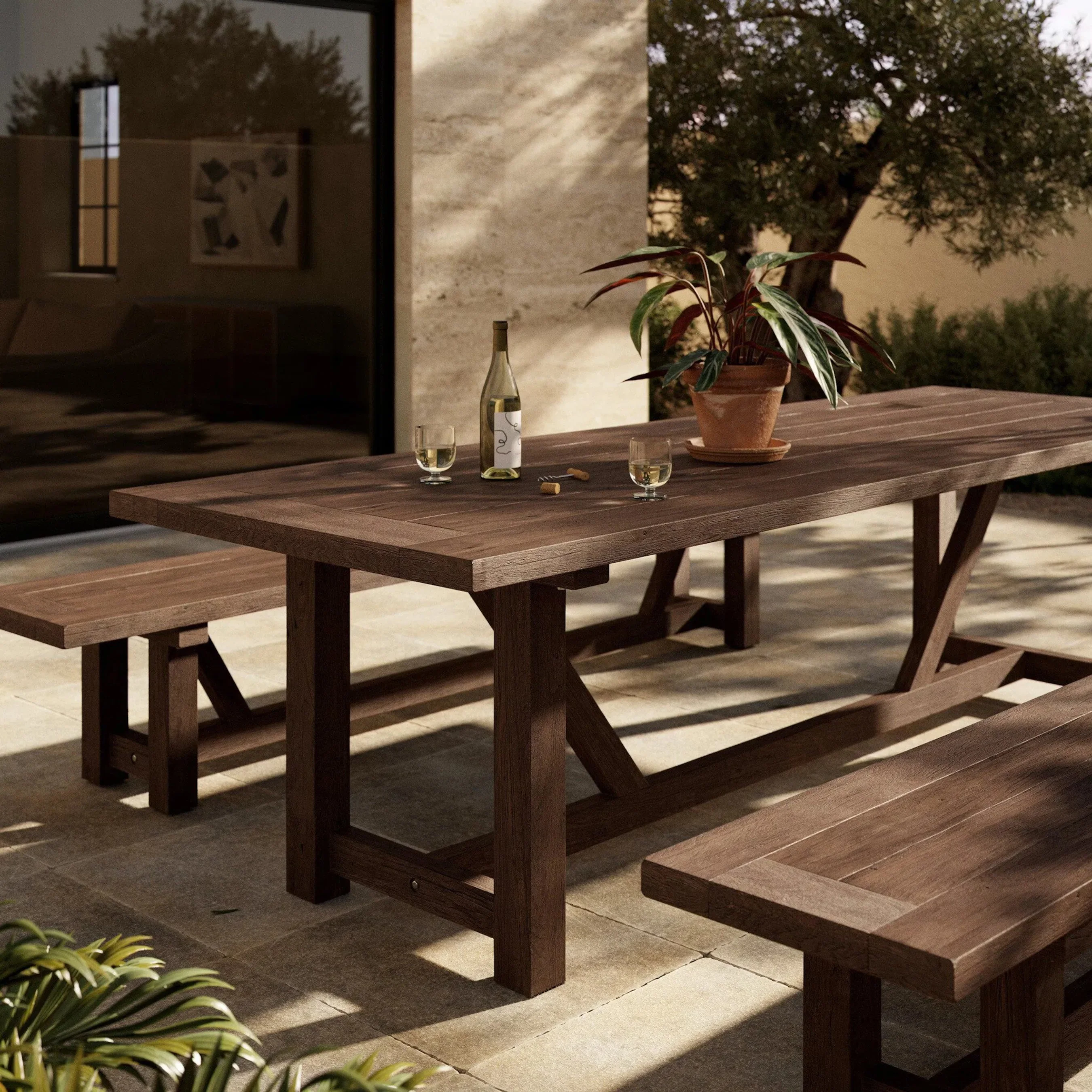 Stewart Outdoor Dining Table - Image 9