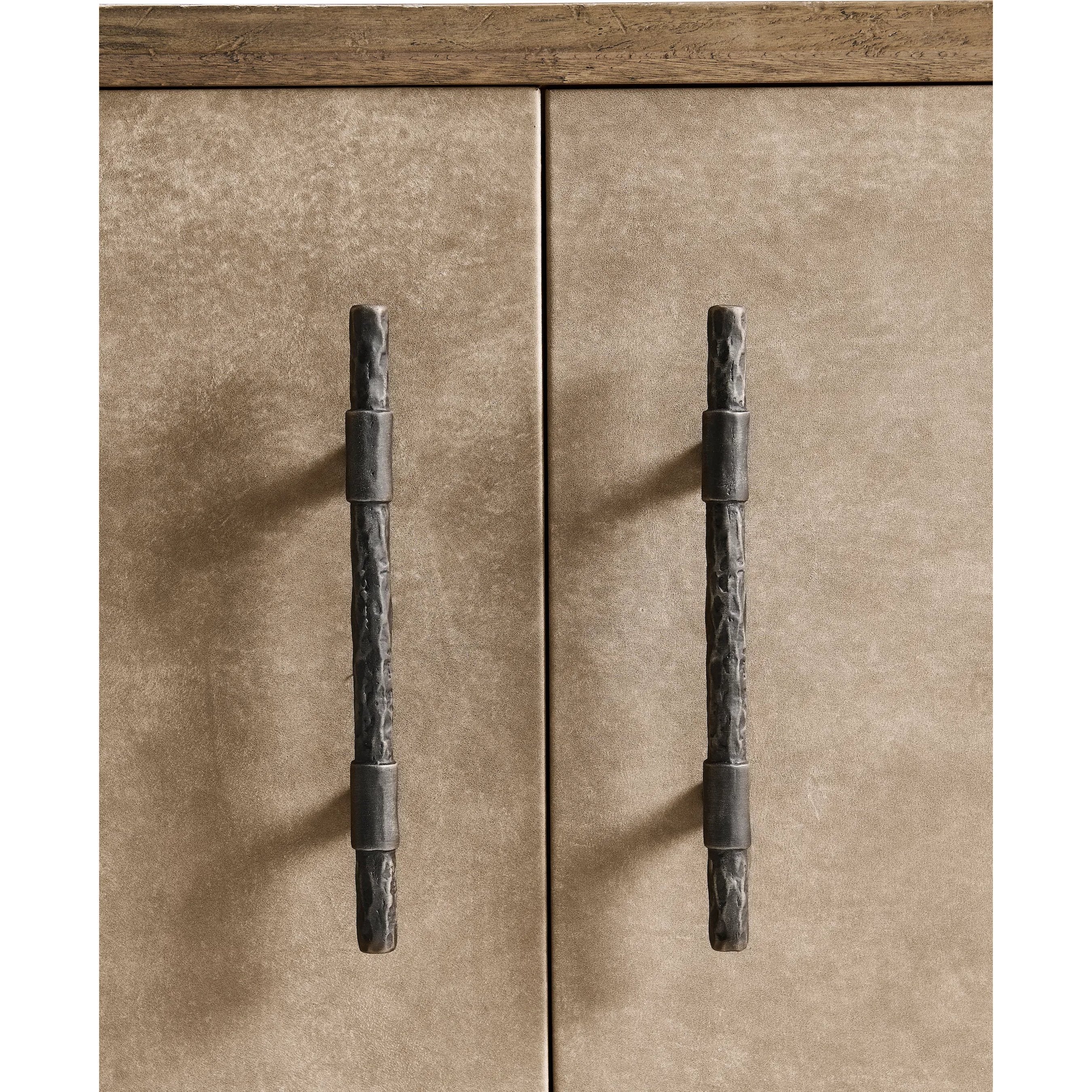 Stone Ridge Leather Credenza - Image 9