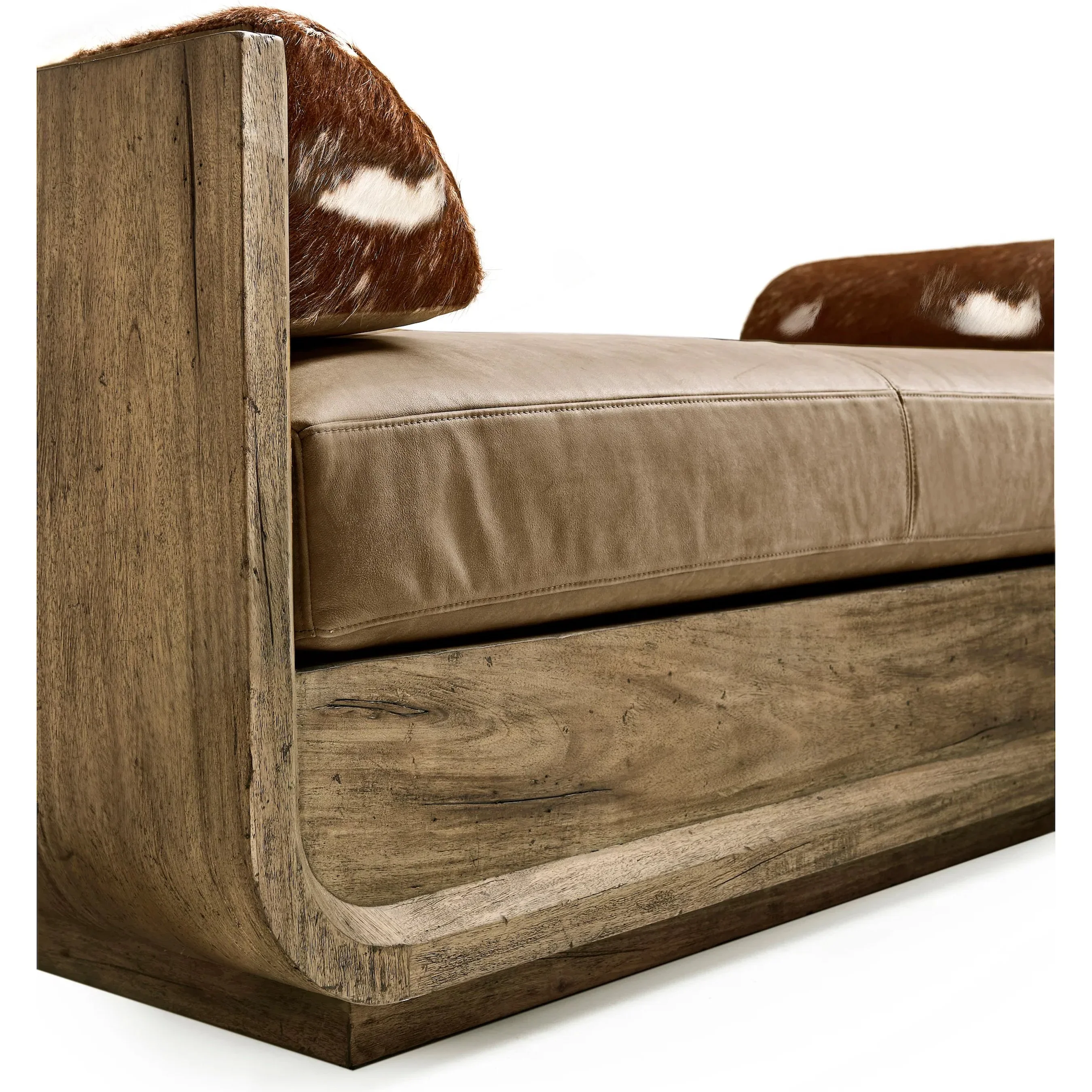 Stone Ridge Leather & Hide Daybed - Image 8