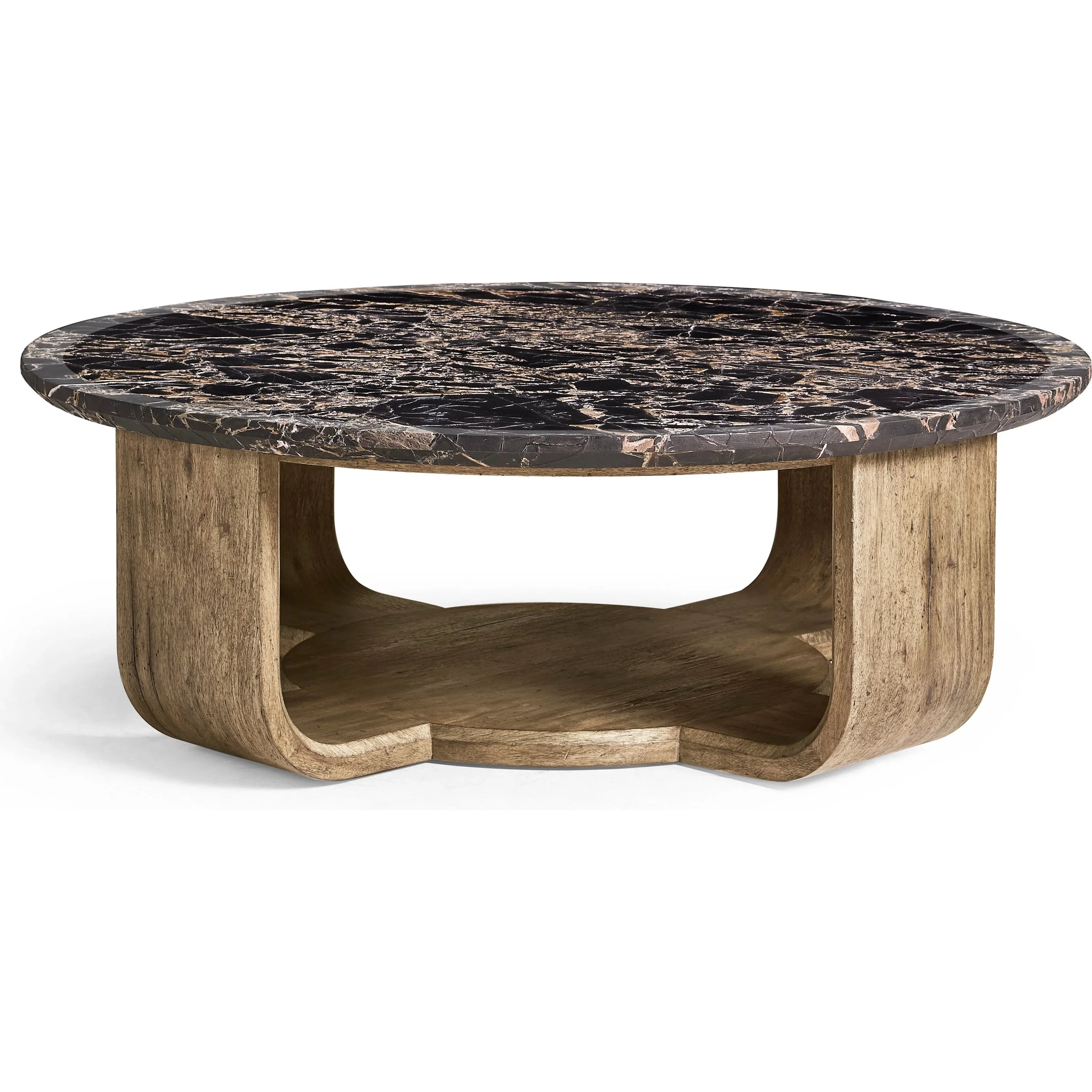 Stone Ridge Round Marble Cocktail Table - Image 2
