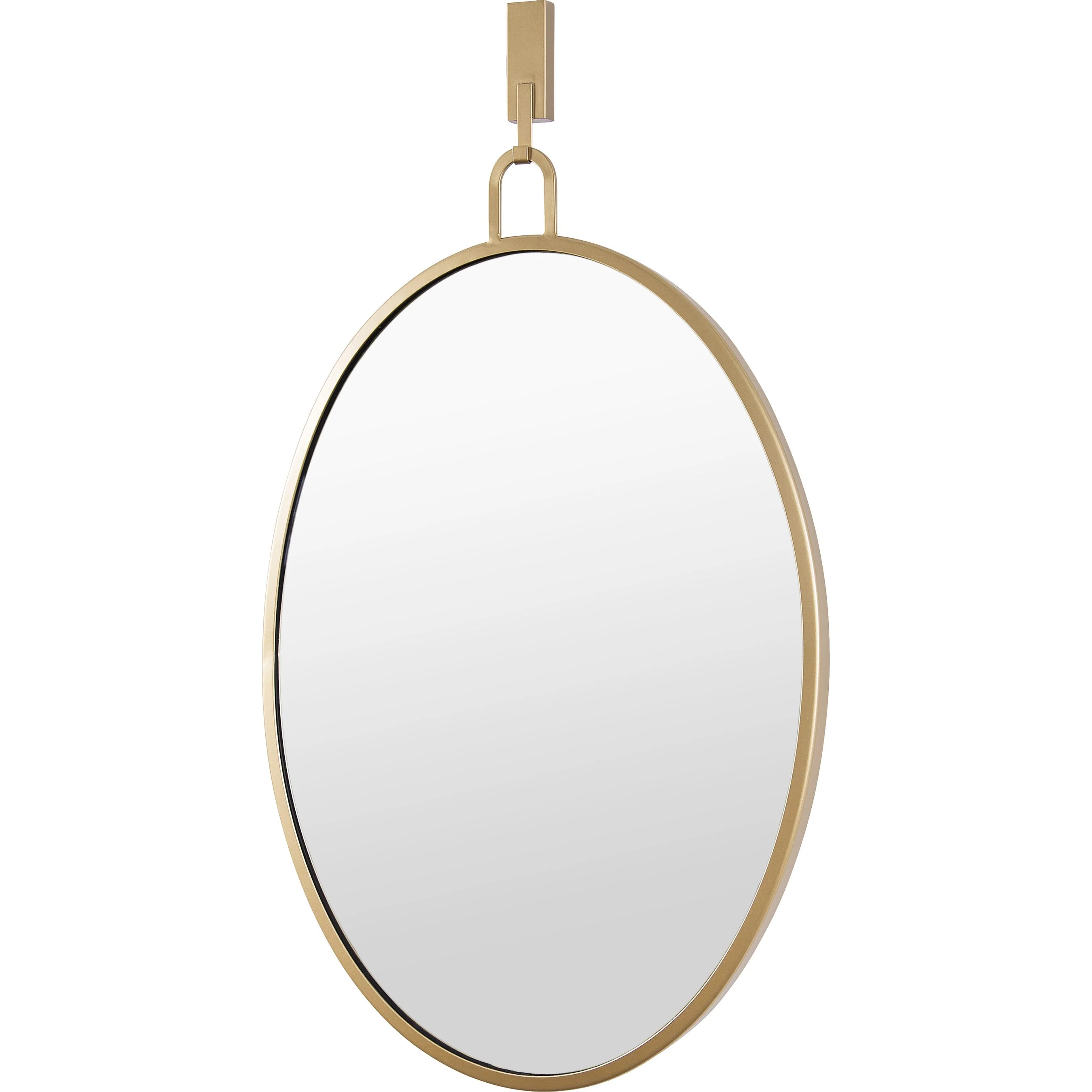 Stopwatch Oval Powder Room Mirror - Image 2