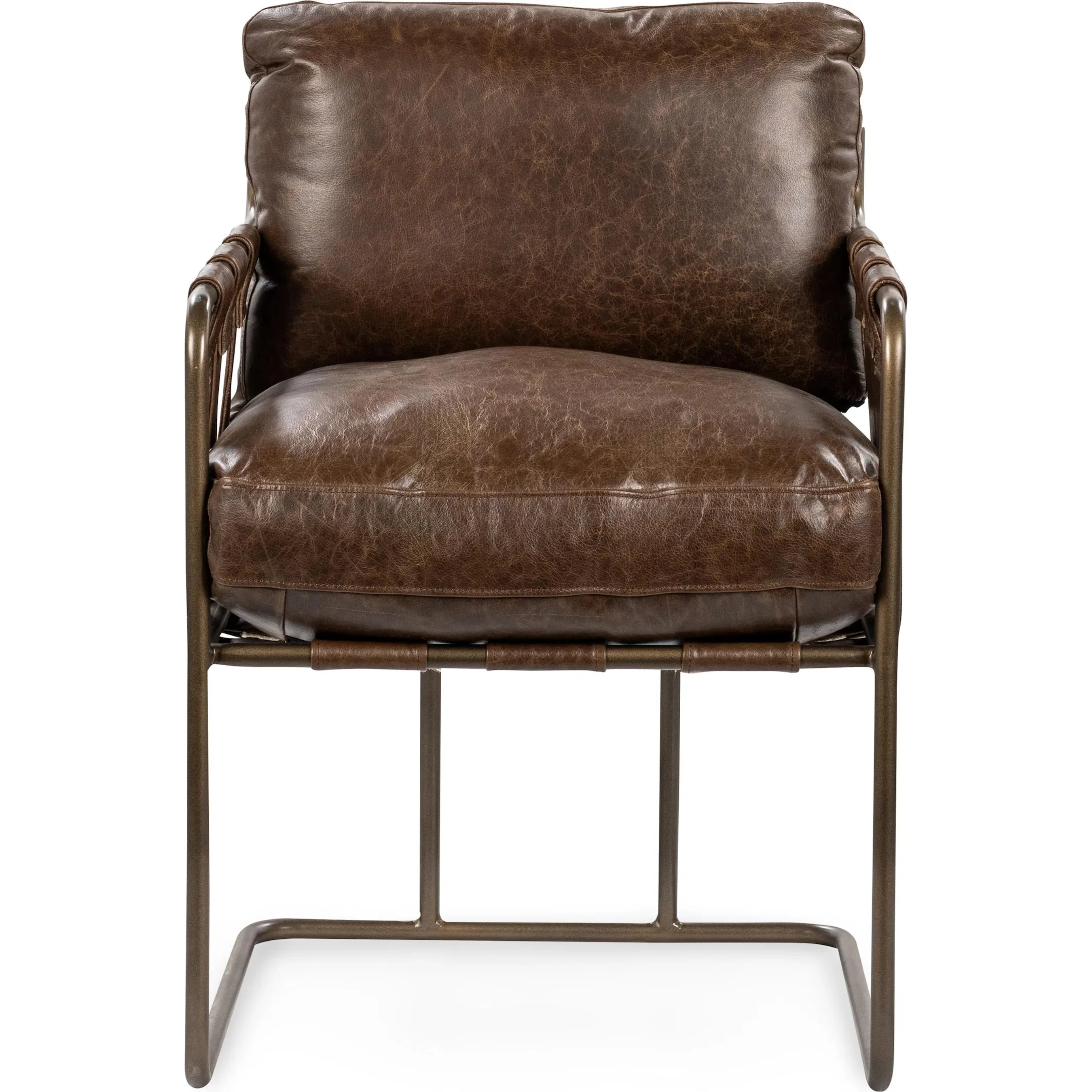 Strapling Leather Dining Chair - Image 12