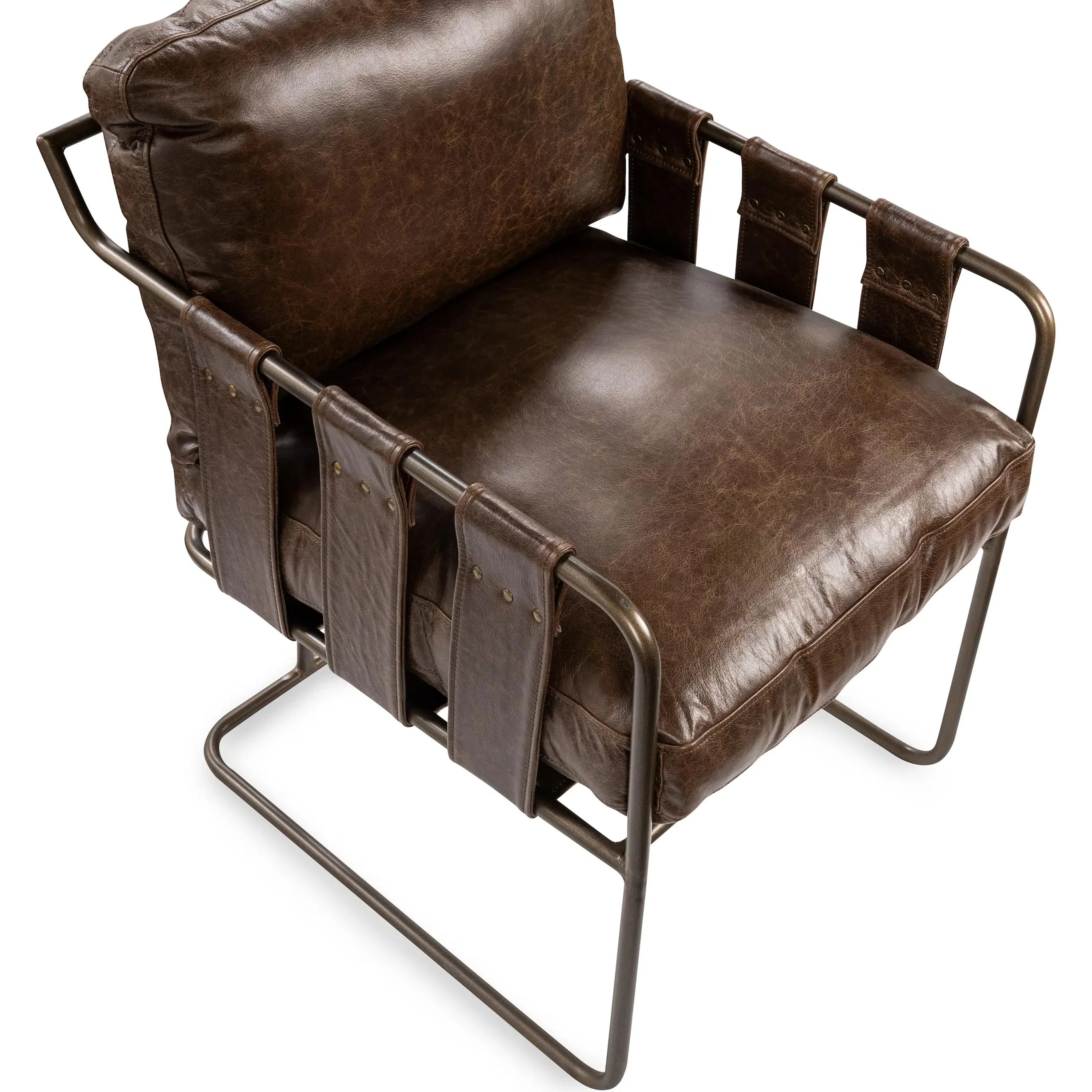 Strapling Leather Dining Chair - Image 14