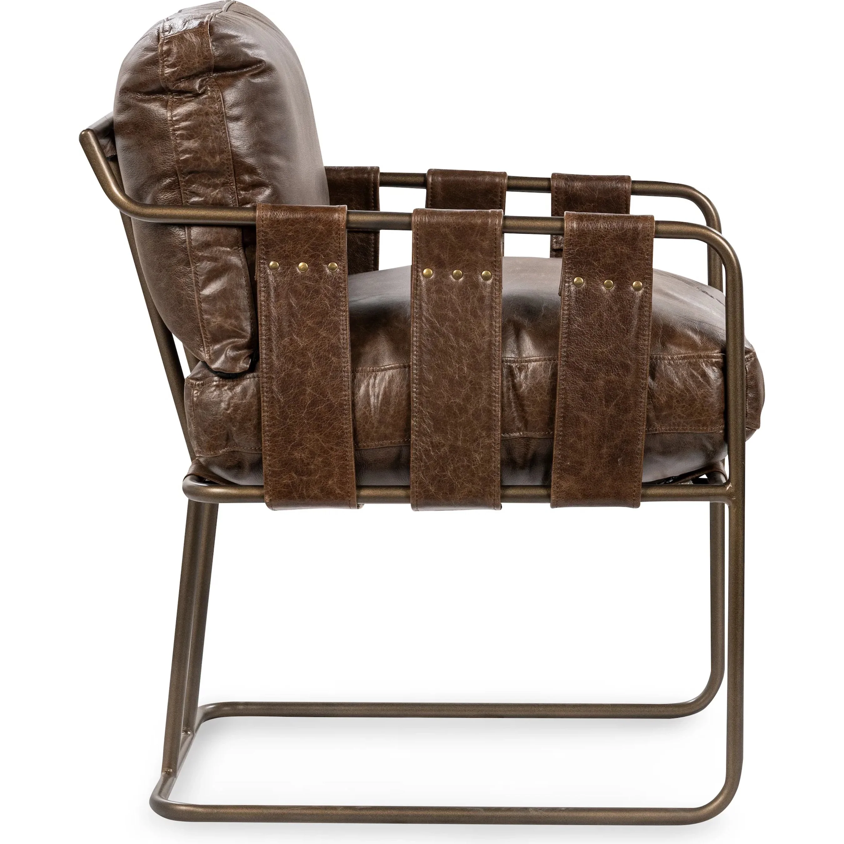 Strapling Leather Dining Chair - Image 15
