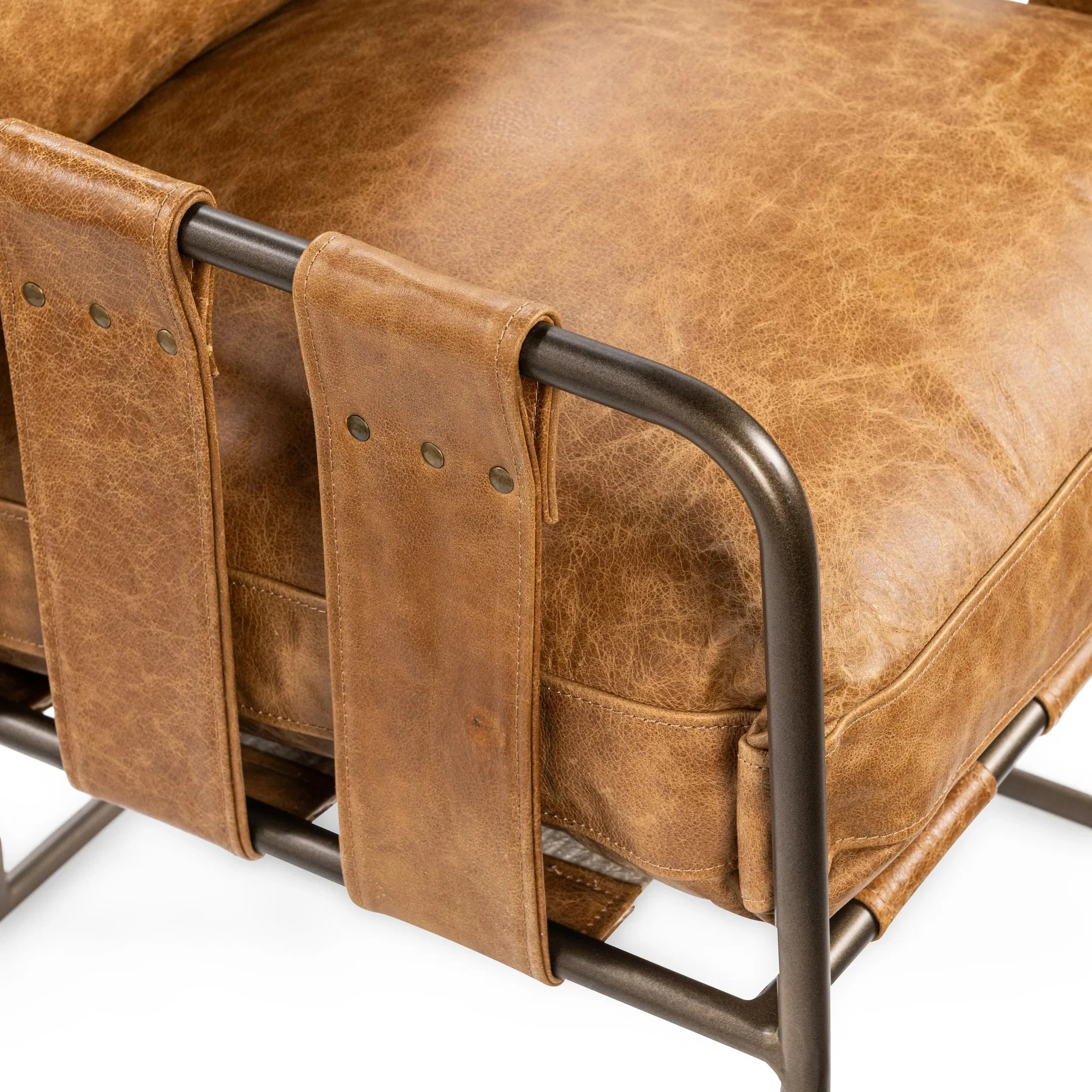Strapling Leather Dining Chair - Image 16
