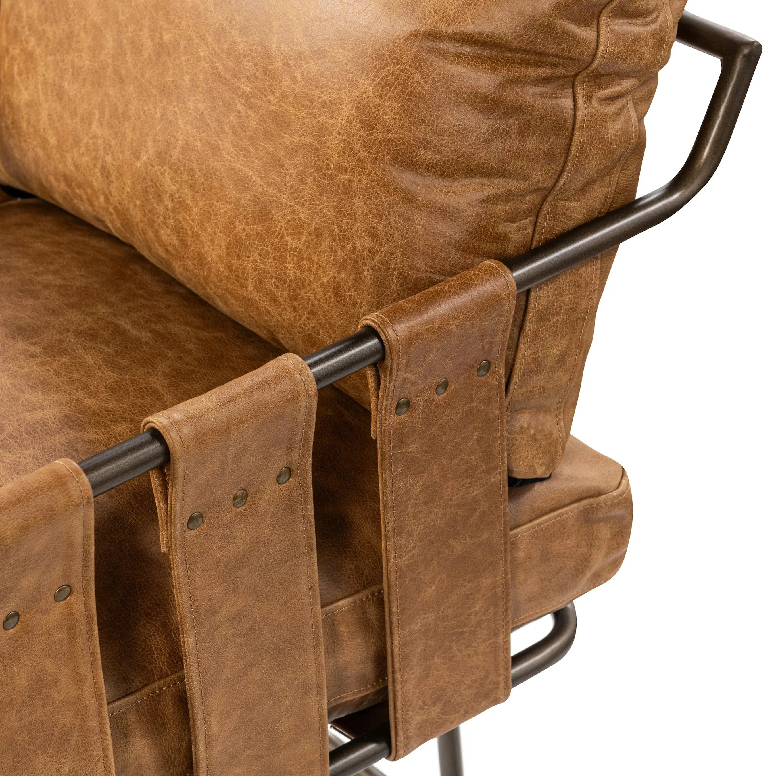 Strapling Leather Dining Chair - Image 18