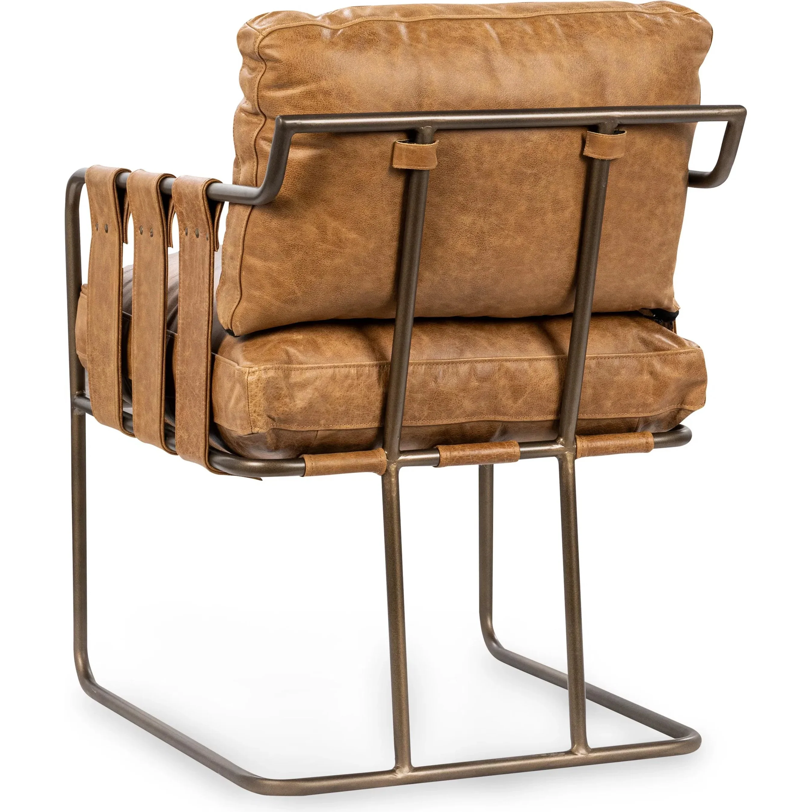 Strapling Leather Dining Chair - Image 5