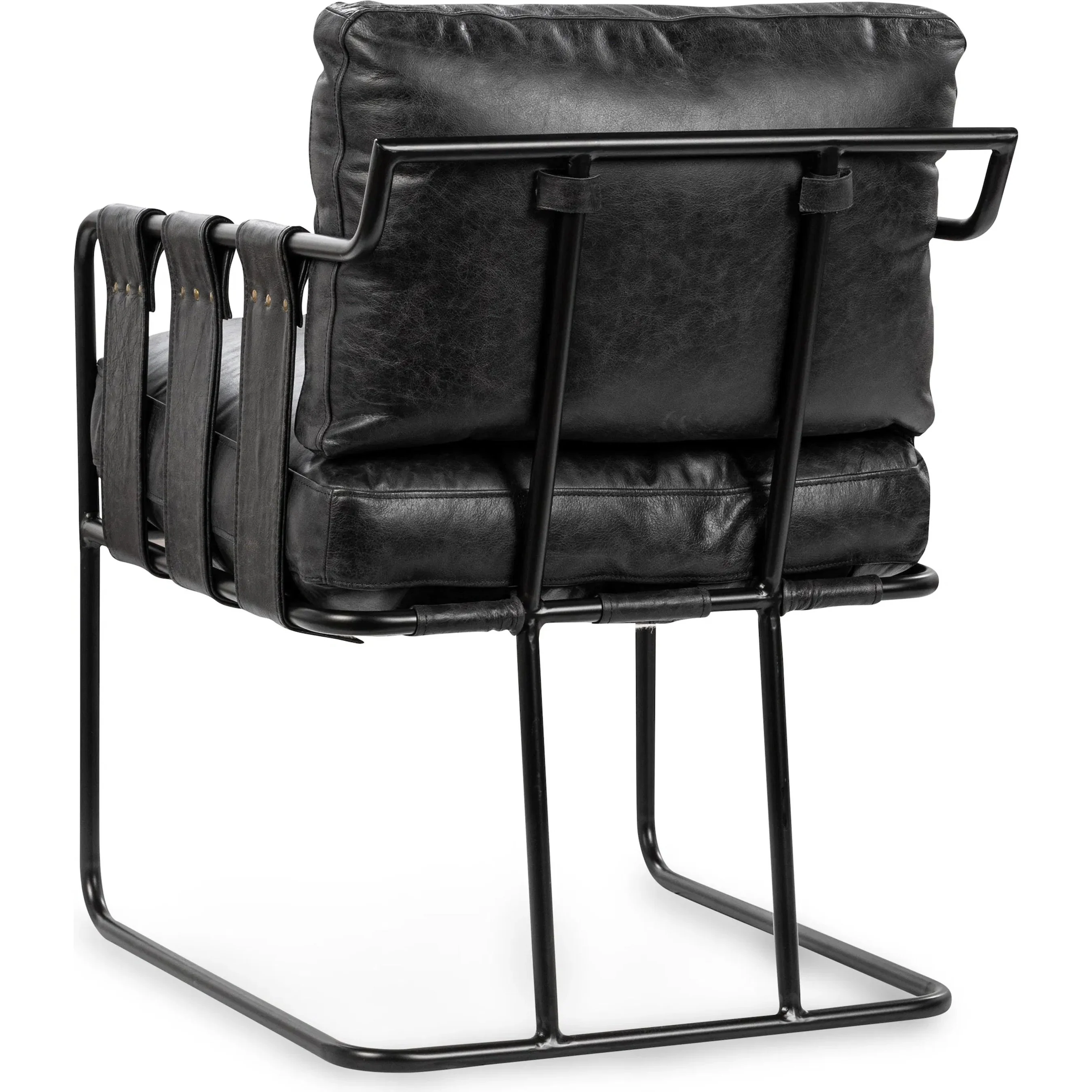Strapling Leather Dining Chair - Image 8