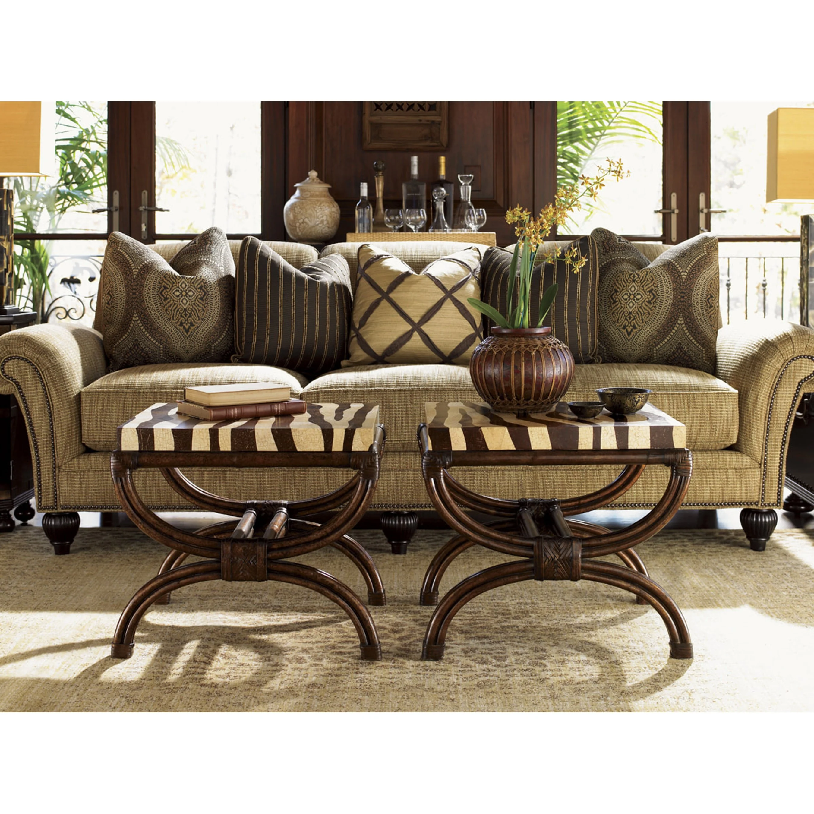 Striped Delight Accent Table - Image 3