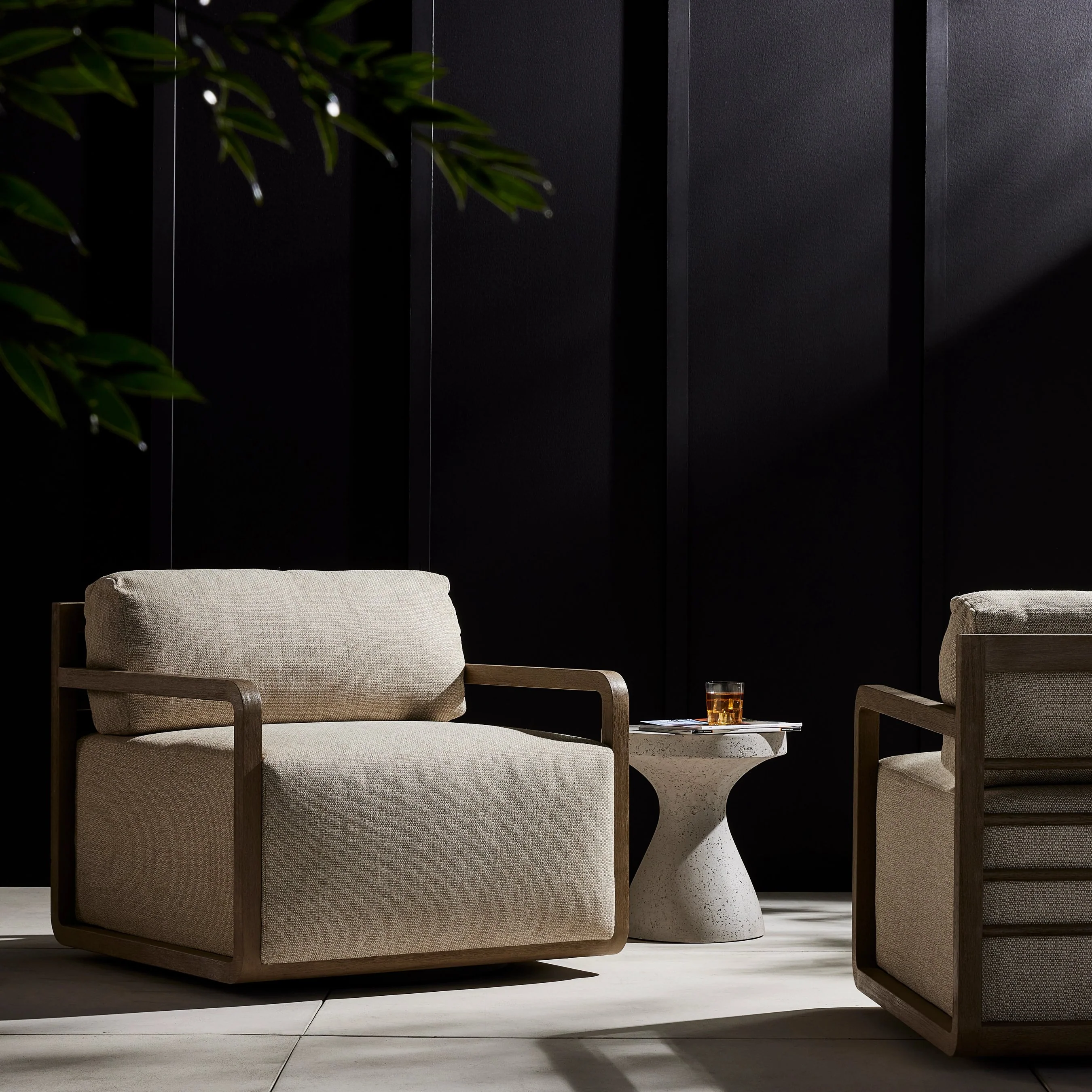 Stroud Outdoor Swivel Chair - Image 4