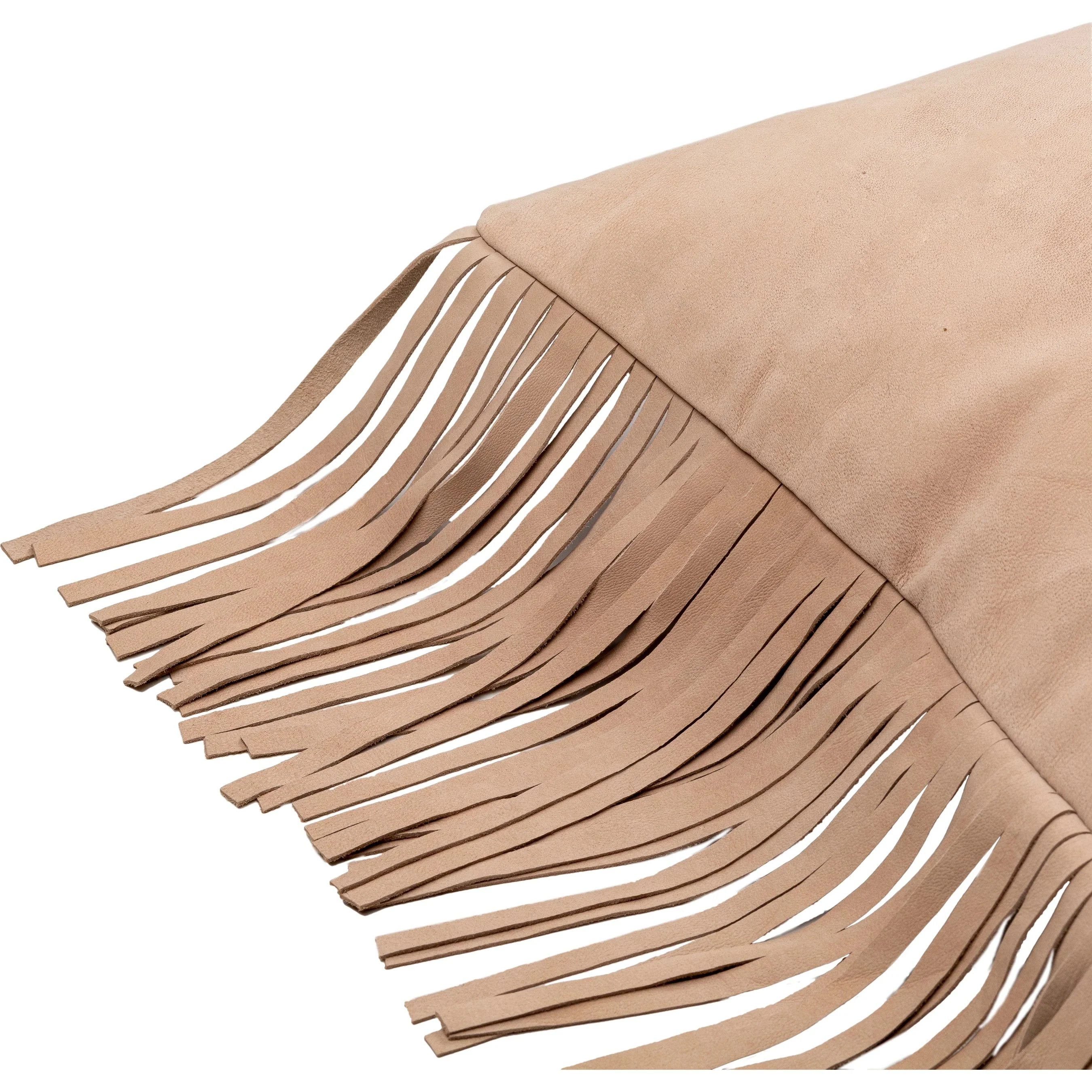Suede Fringe Pillow - 22996 - Image 11