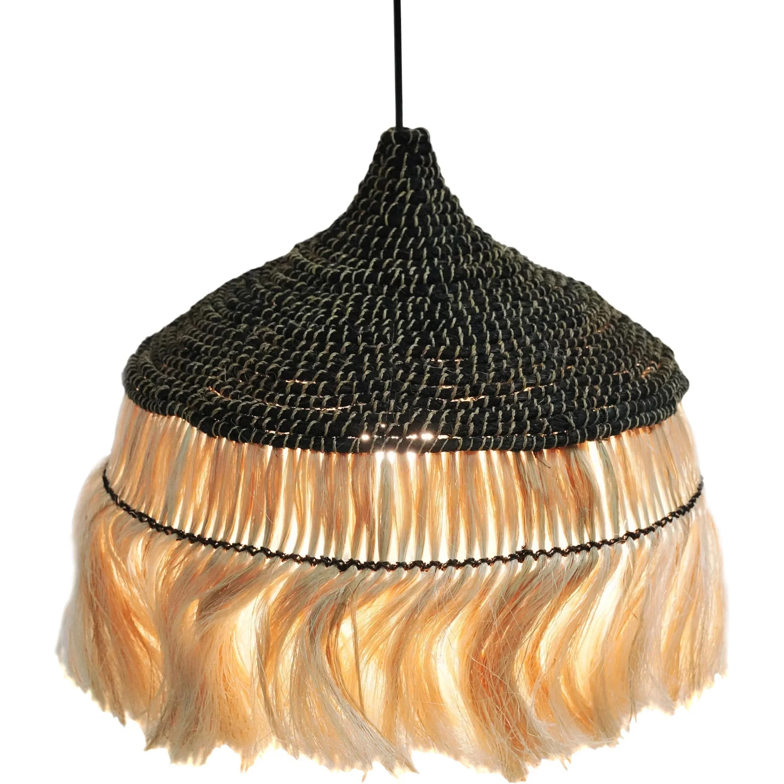 Sula Upcycled Abaca Pendant Lamp