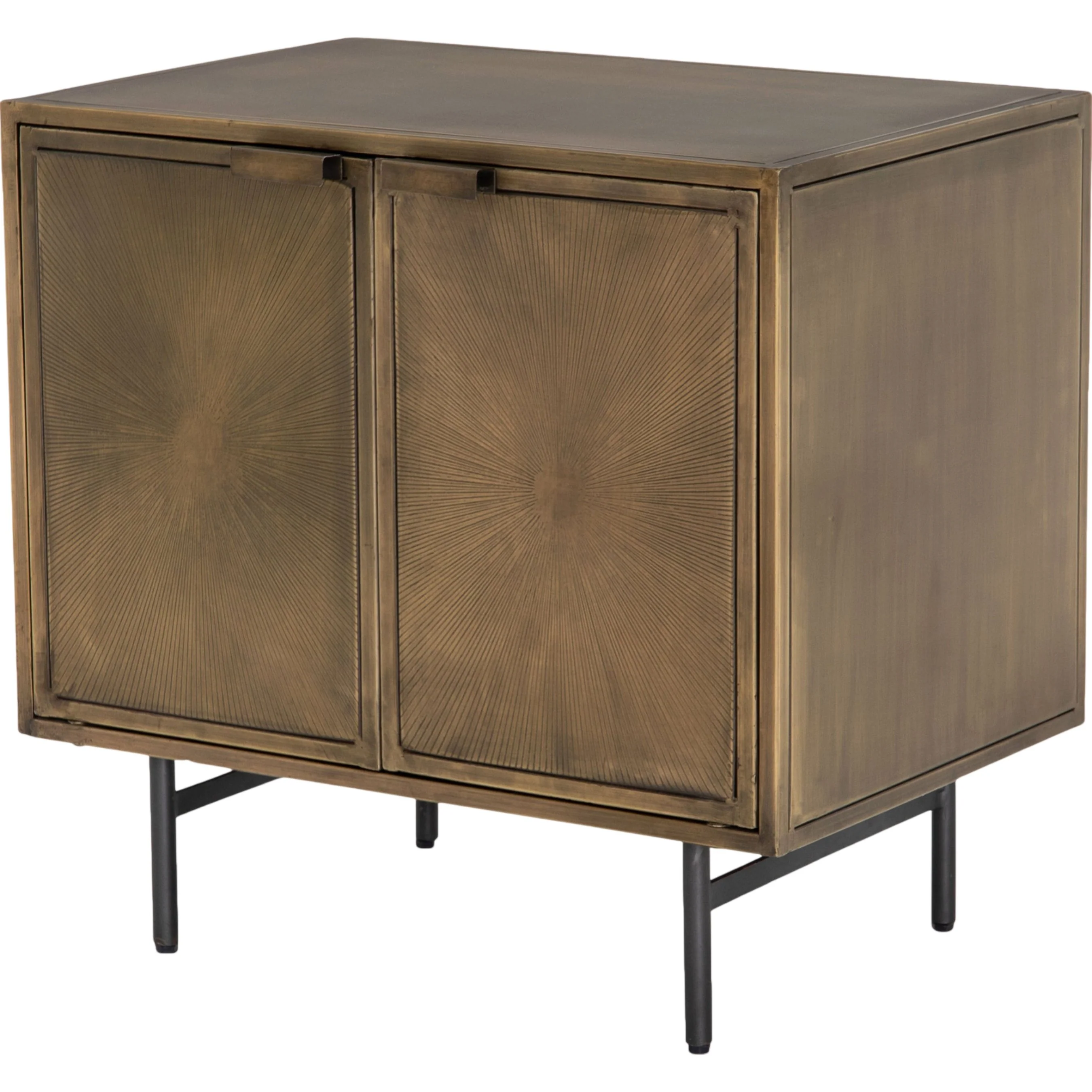 Sunburst Cabinet Nightstand