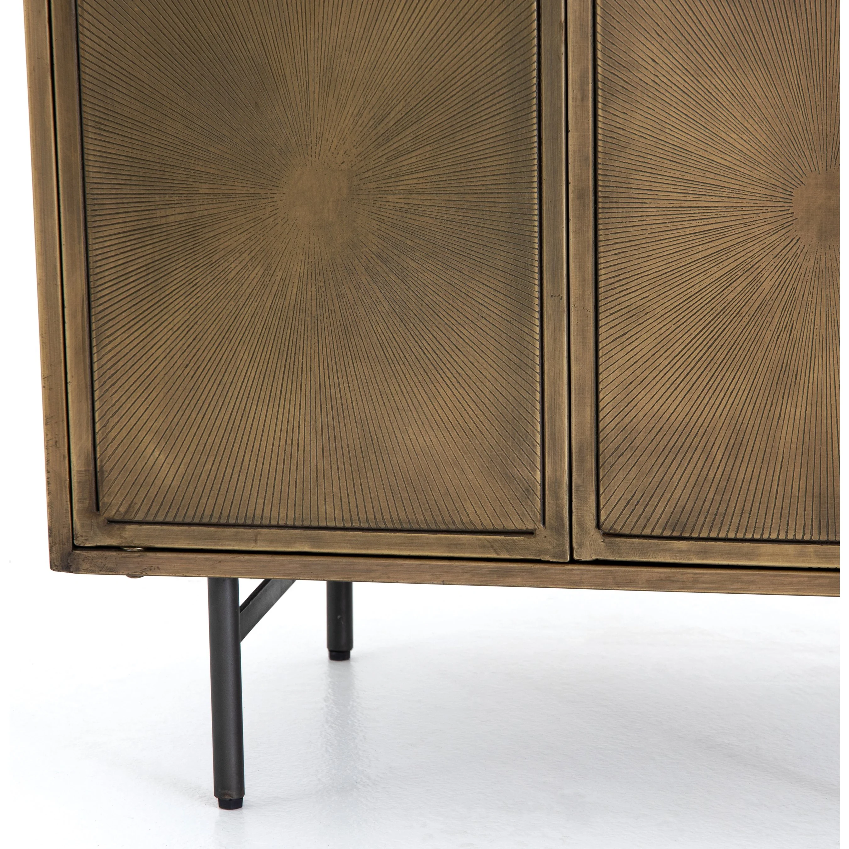 Sunburst Cabinet Nightstand - Image 7