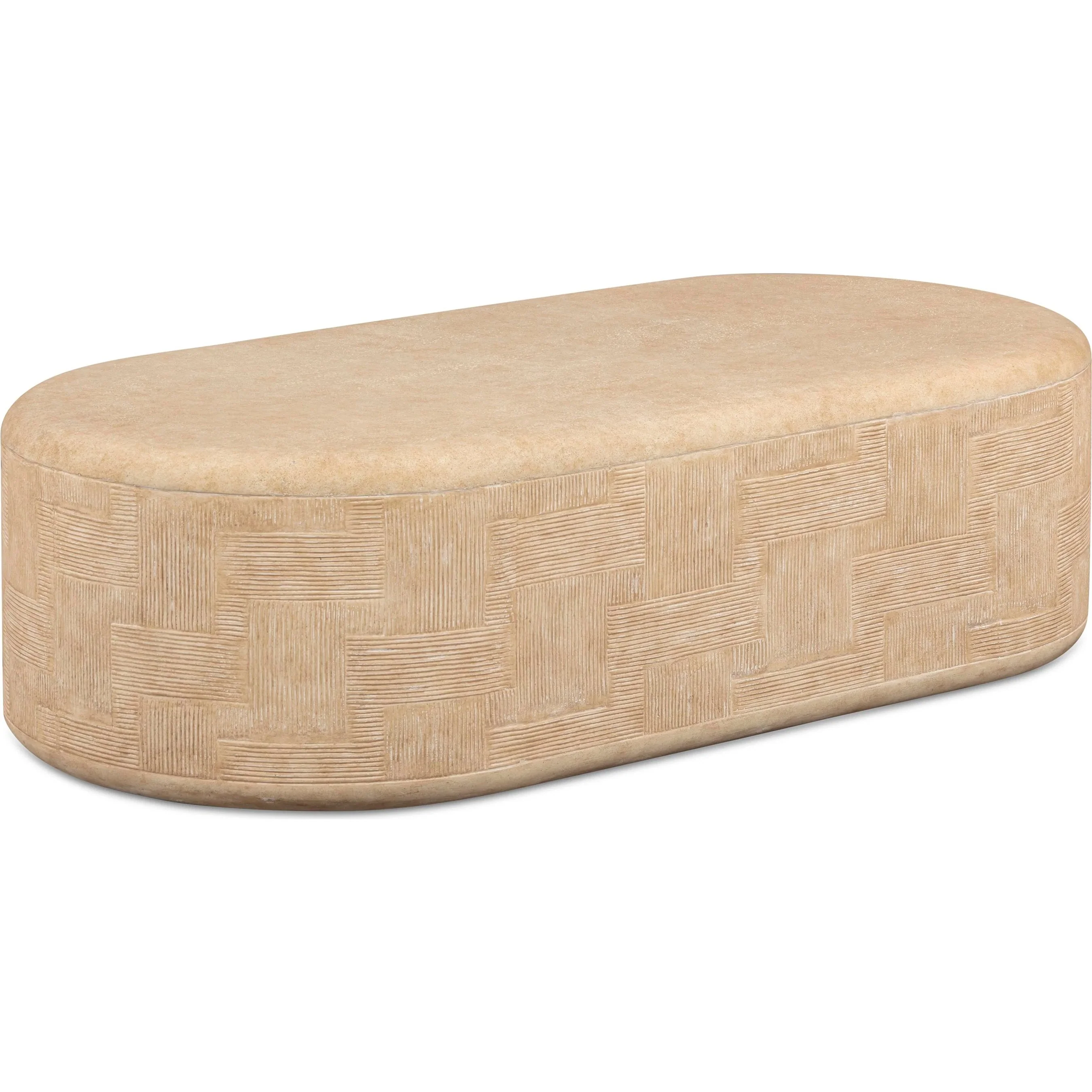 Suraya Indoor/Outdoor Rounded Coffee Table - Image 2