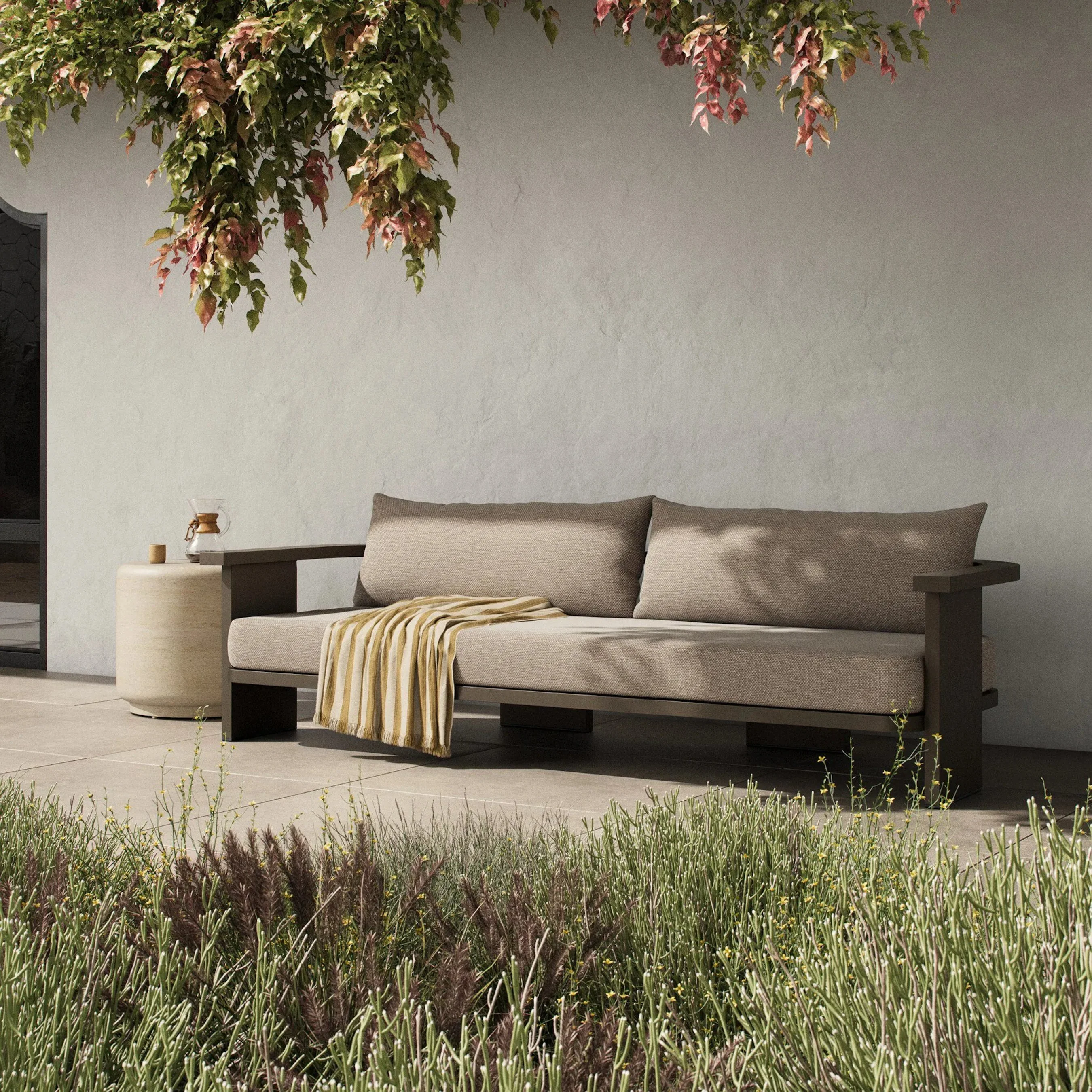 Tahana Outdoor Metal Sofa-96" - Image 12