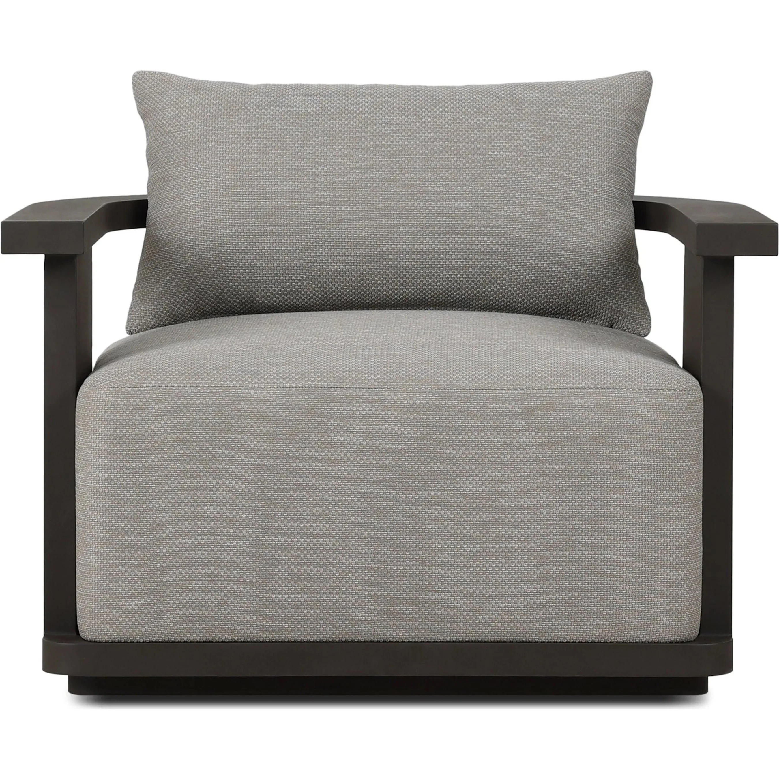Tahana Outdoor Metal Swivel Chair