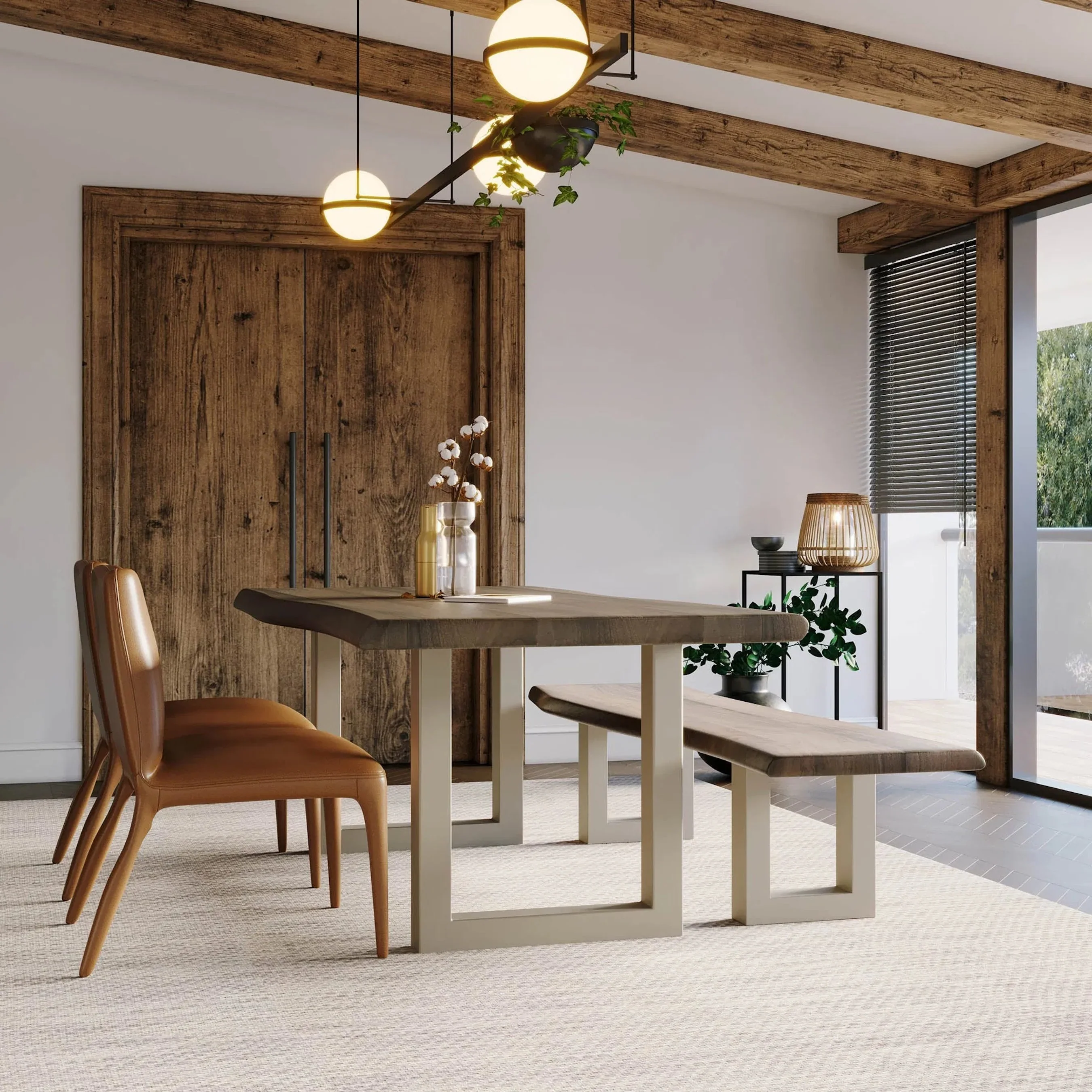 Taj Dining Bench - Image 6