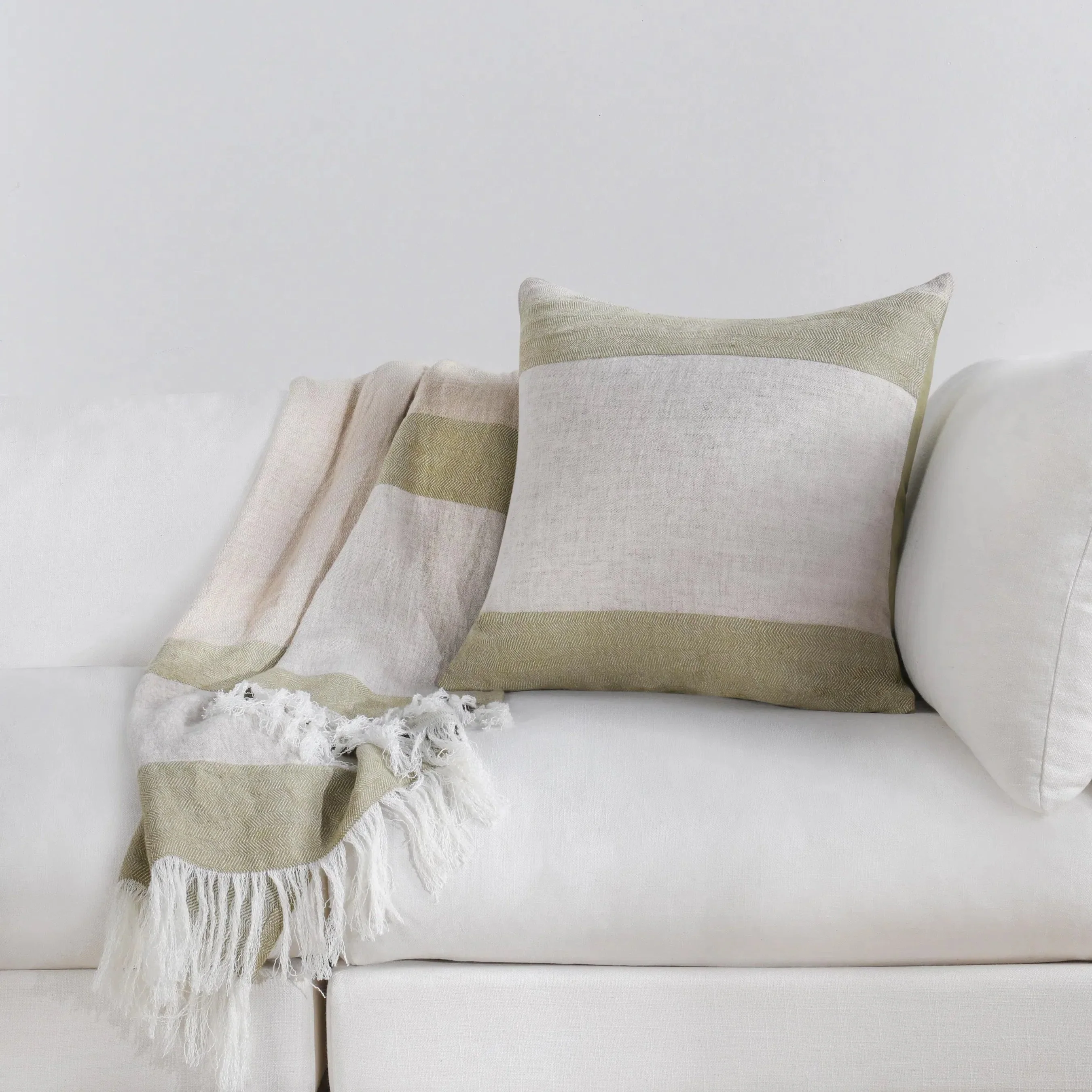 Talara 100% Belgian Linen Throw Blanket - Image 5