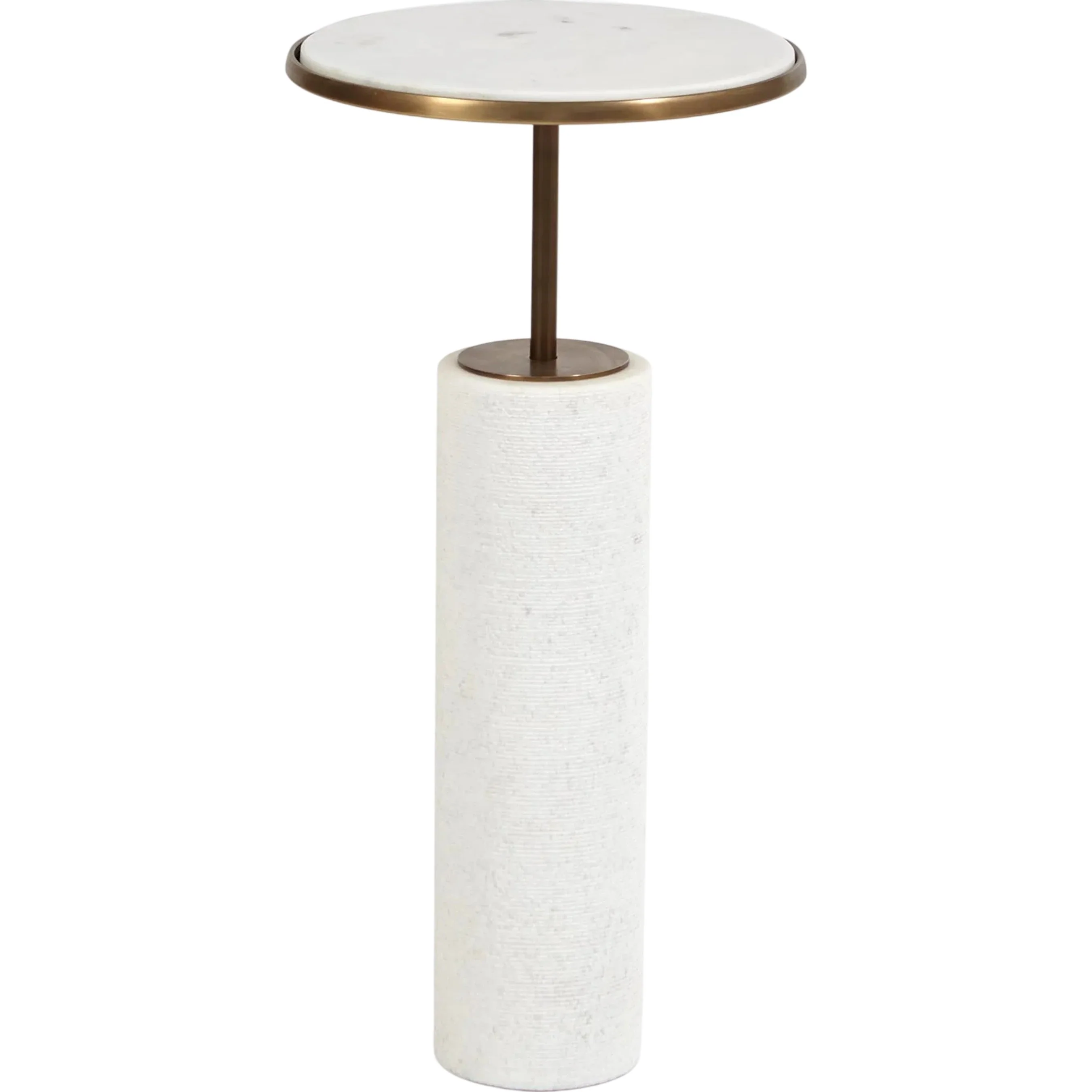 Tall Cored Marble Table