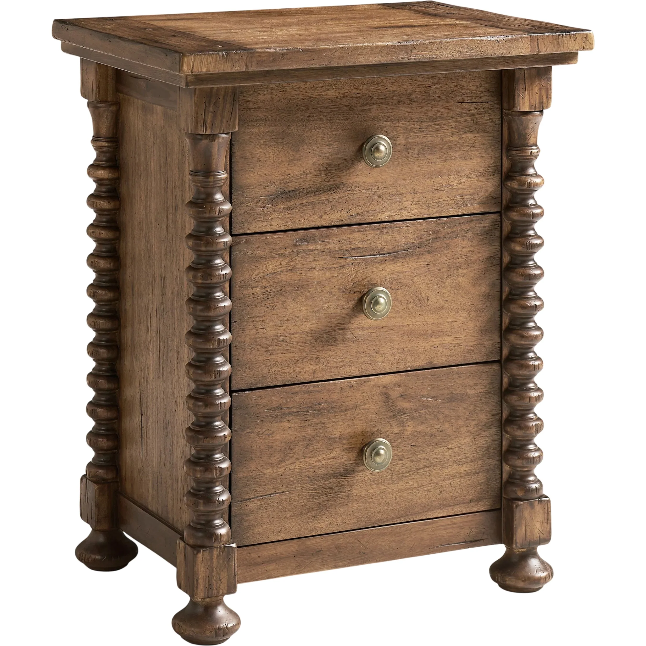 Tamarisk 3 Drawer Narrow Nightstand