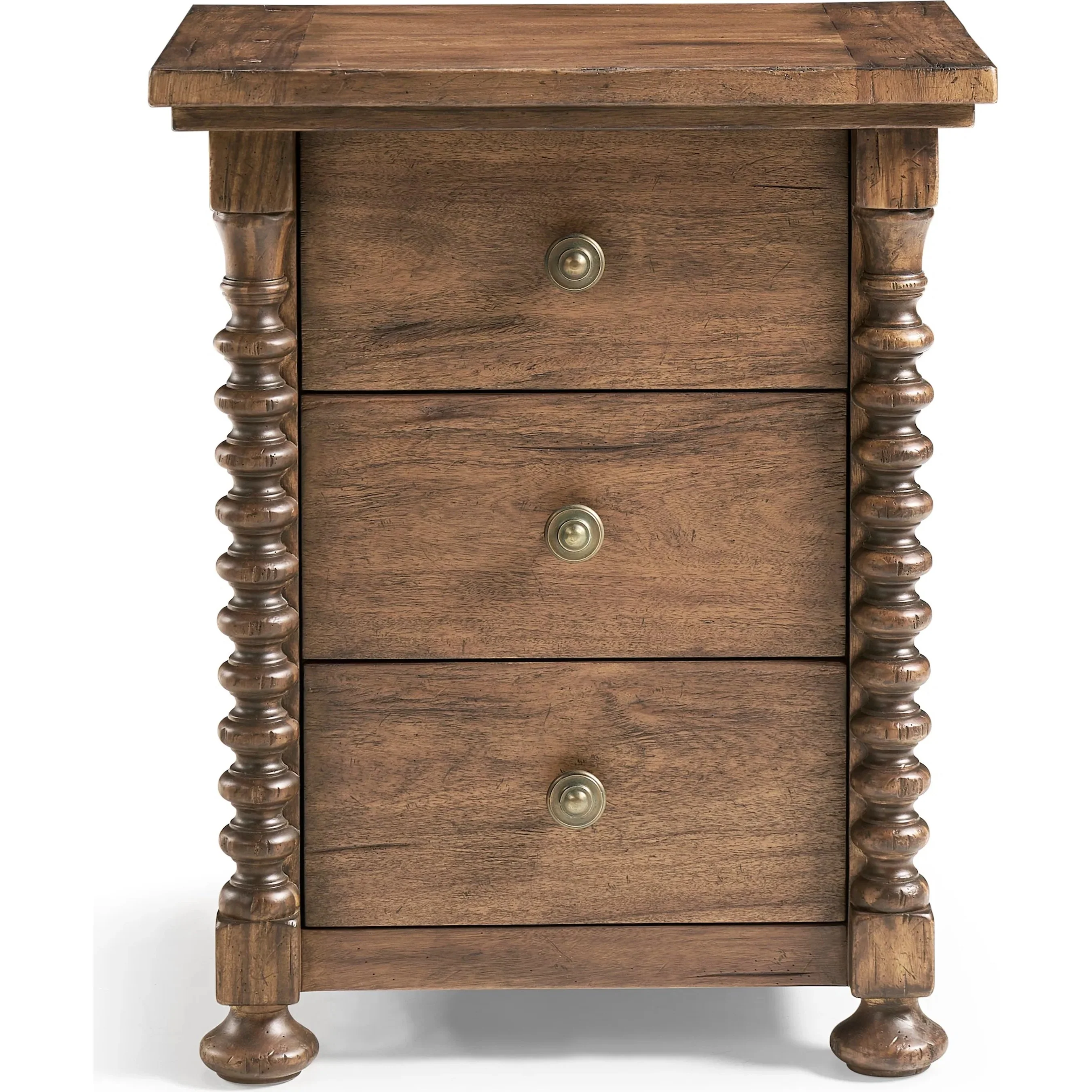 Tamarisk 3 Drawer Narrow Nightstand - Image 2
