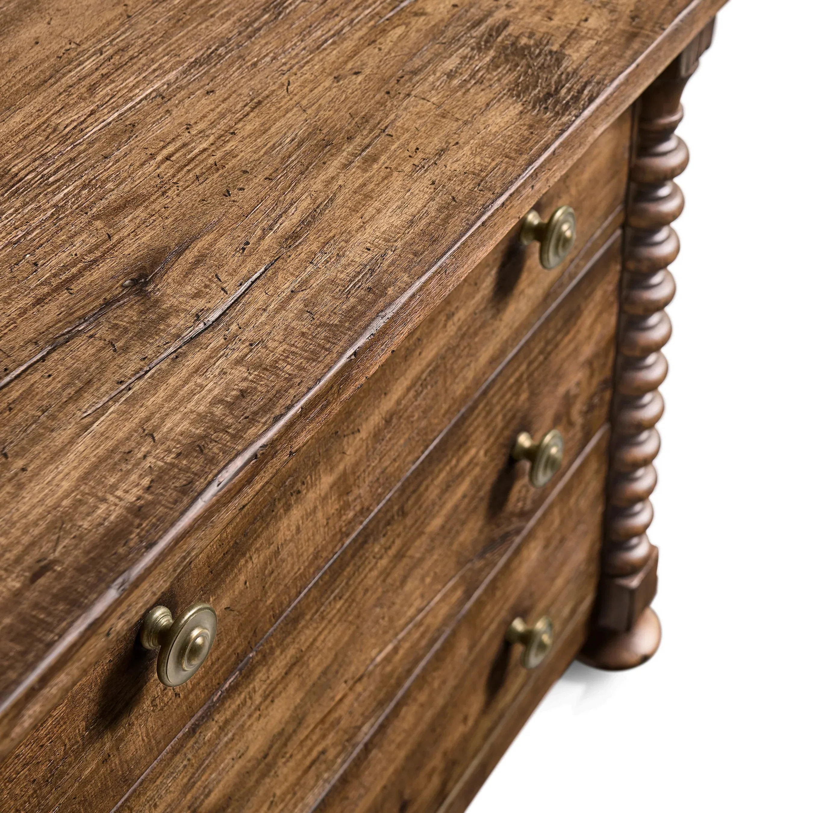 Tamarisk 3 Drawer Nightstand - Image 9