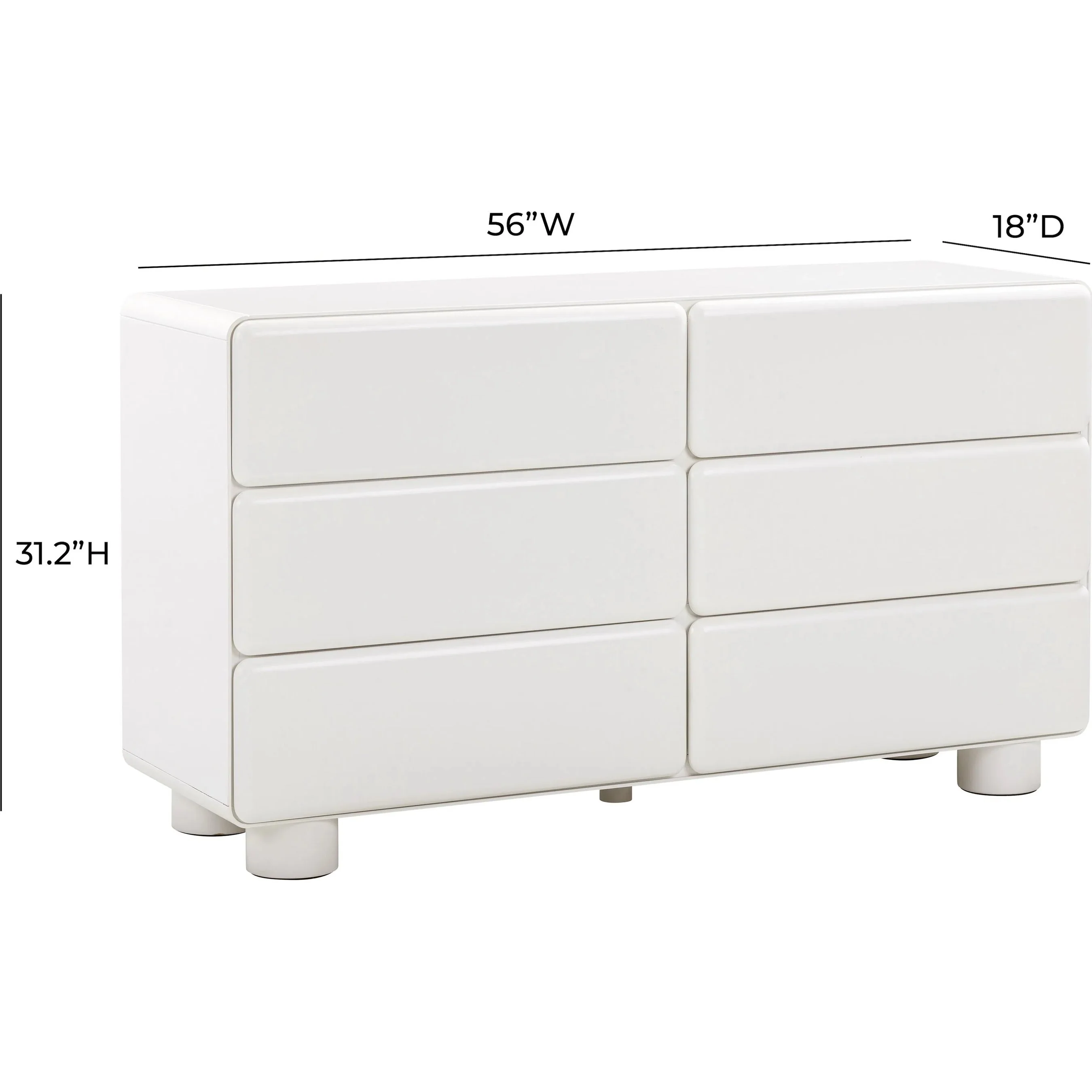 Tammy 6-Drawer Dresser - Image 4