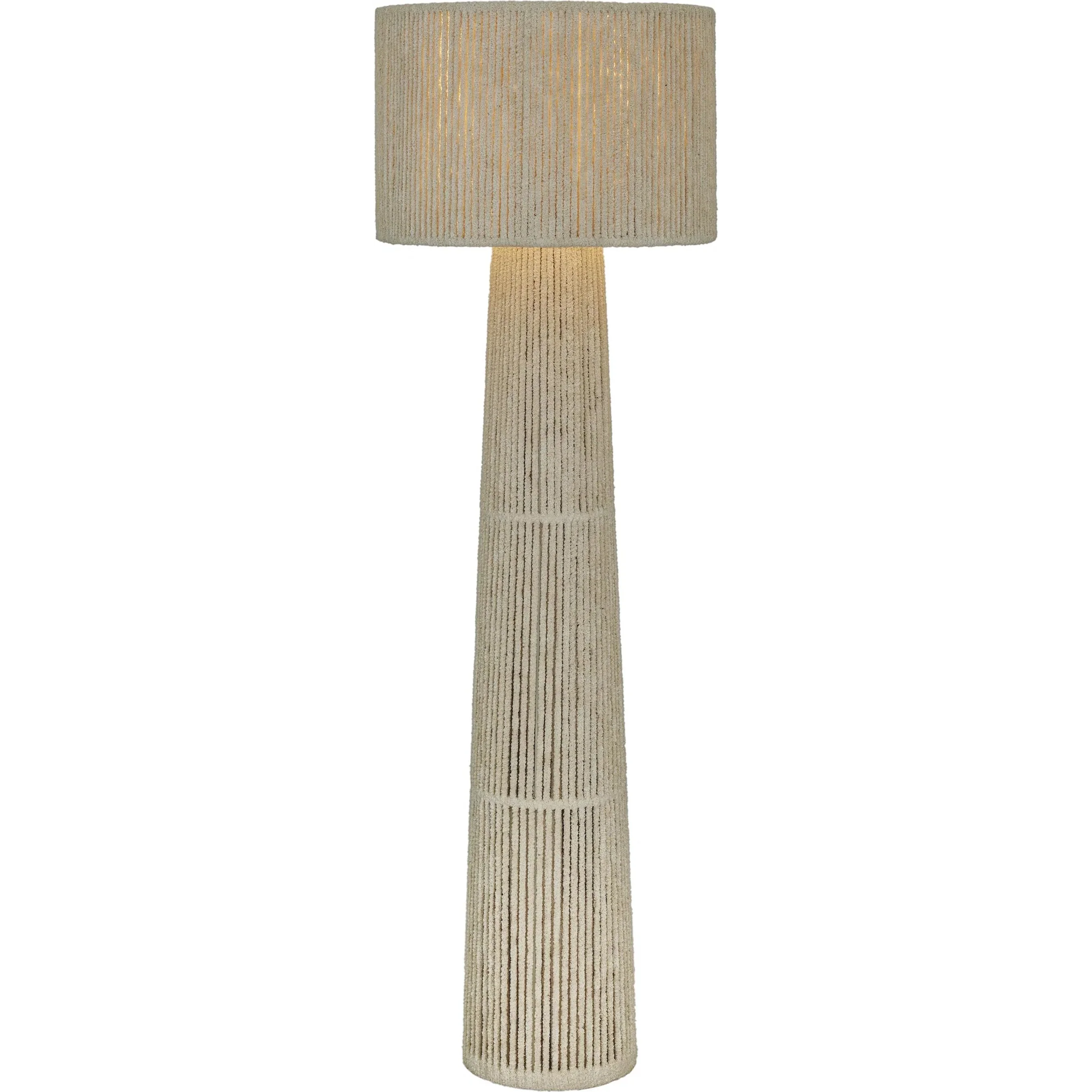 Tapered Fiber Floor Lamp
