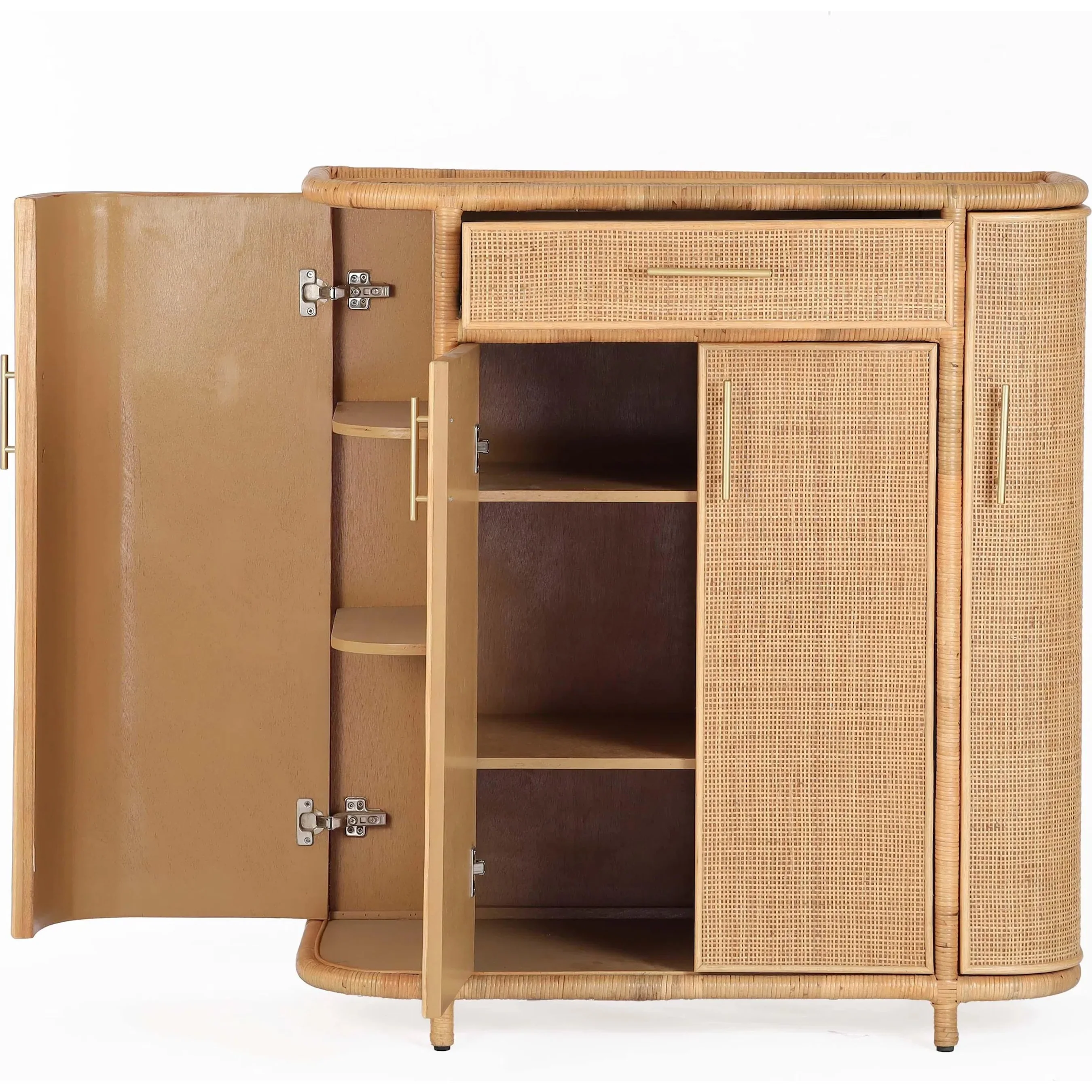 Tarot Rattan Bar Cabinet - Image 3