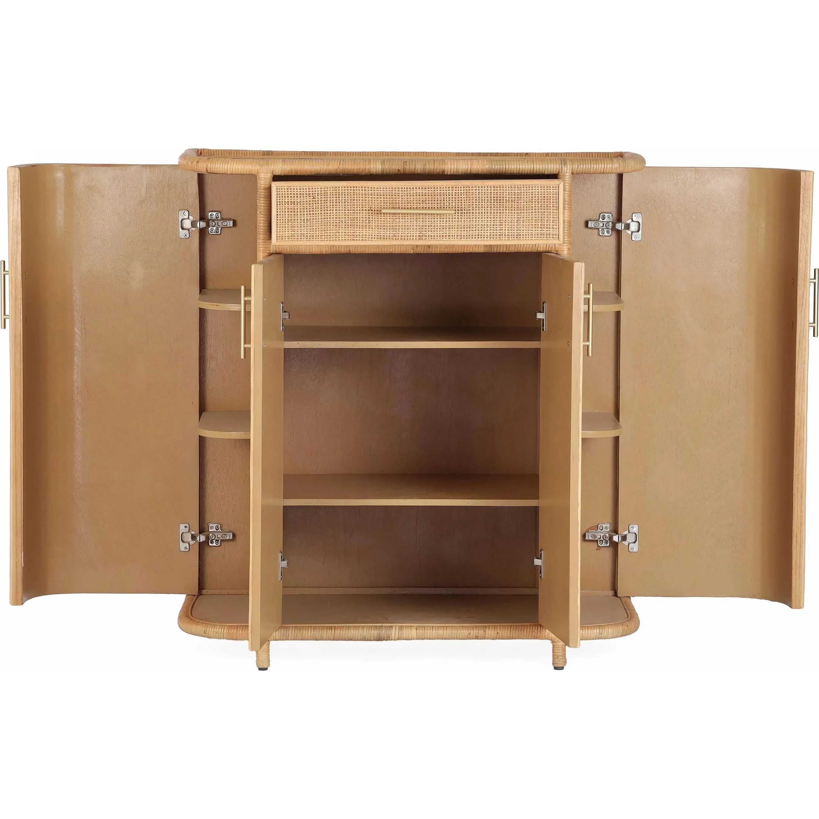Tarot Rattan Bar Cabinet - Image 4