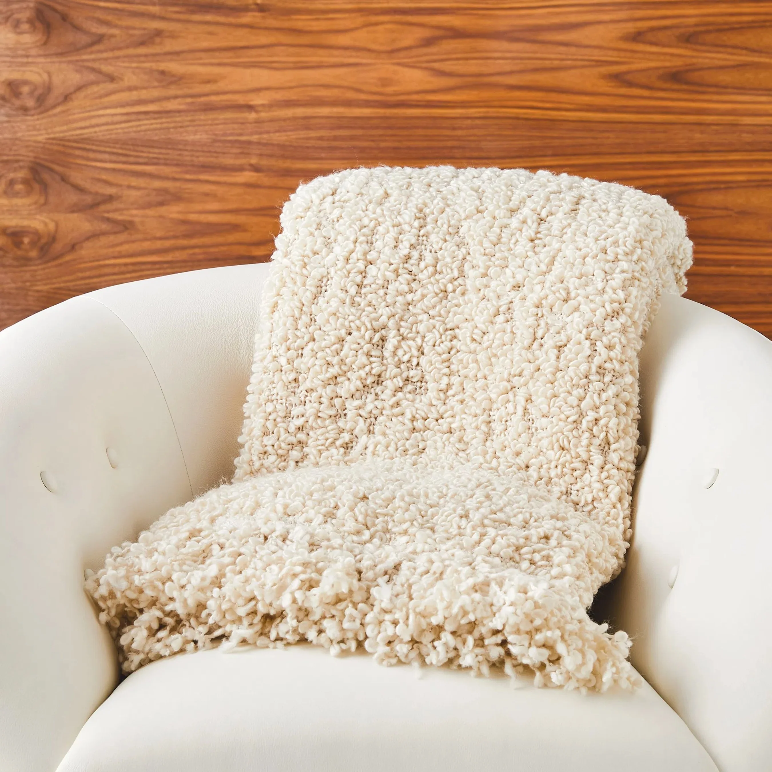 Textured Boucle Throw - Image 3