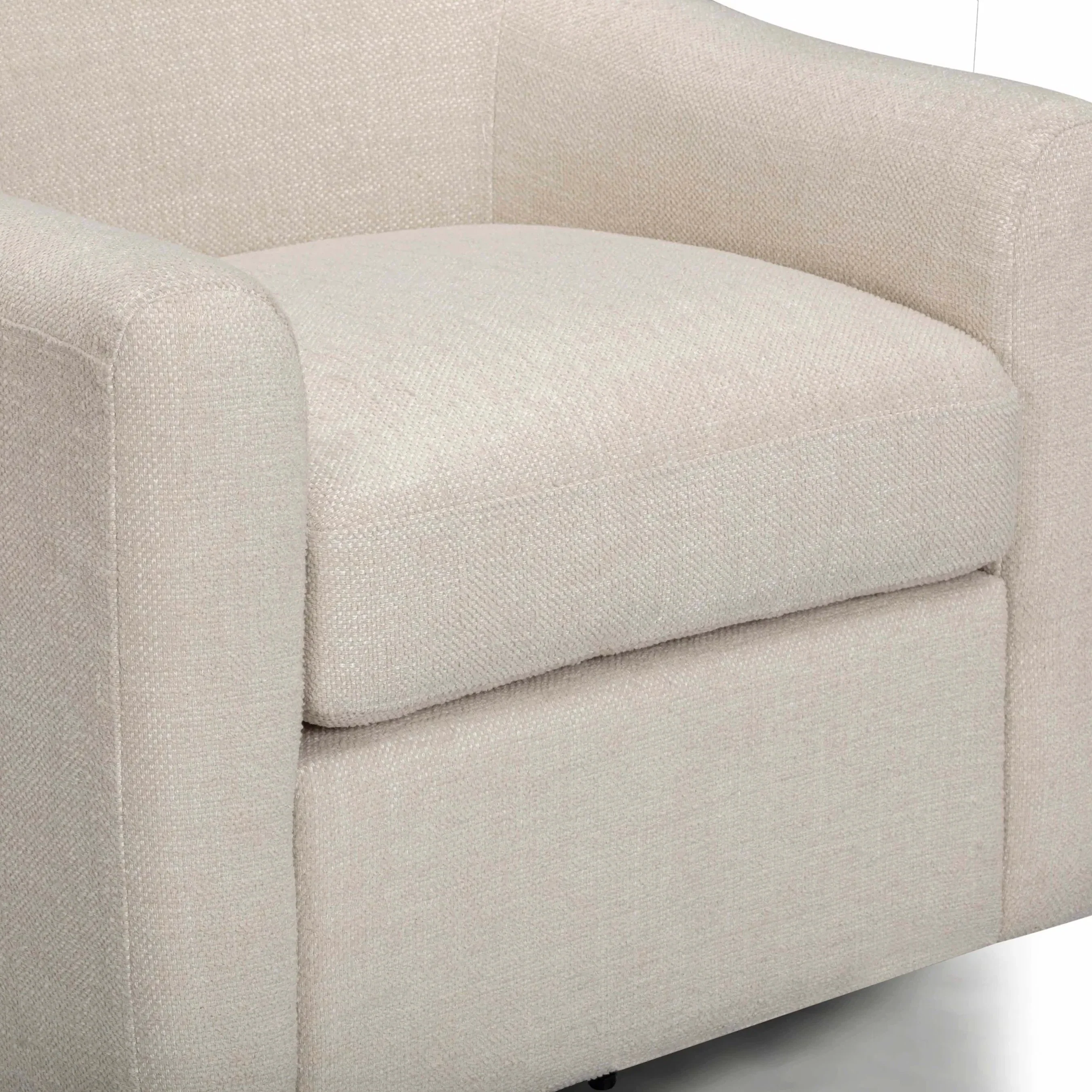 Thao Basketweave Swivel Chair - Image 6