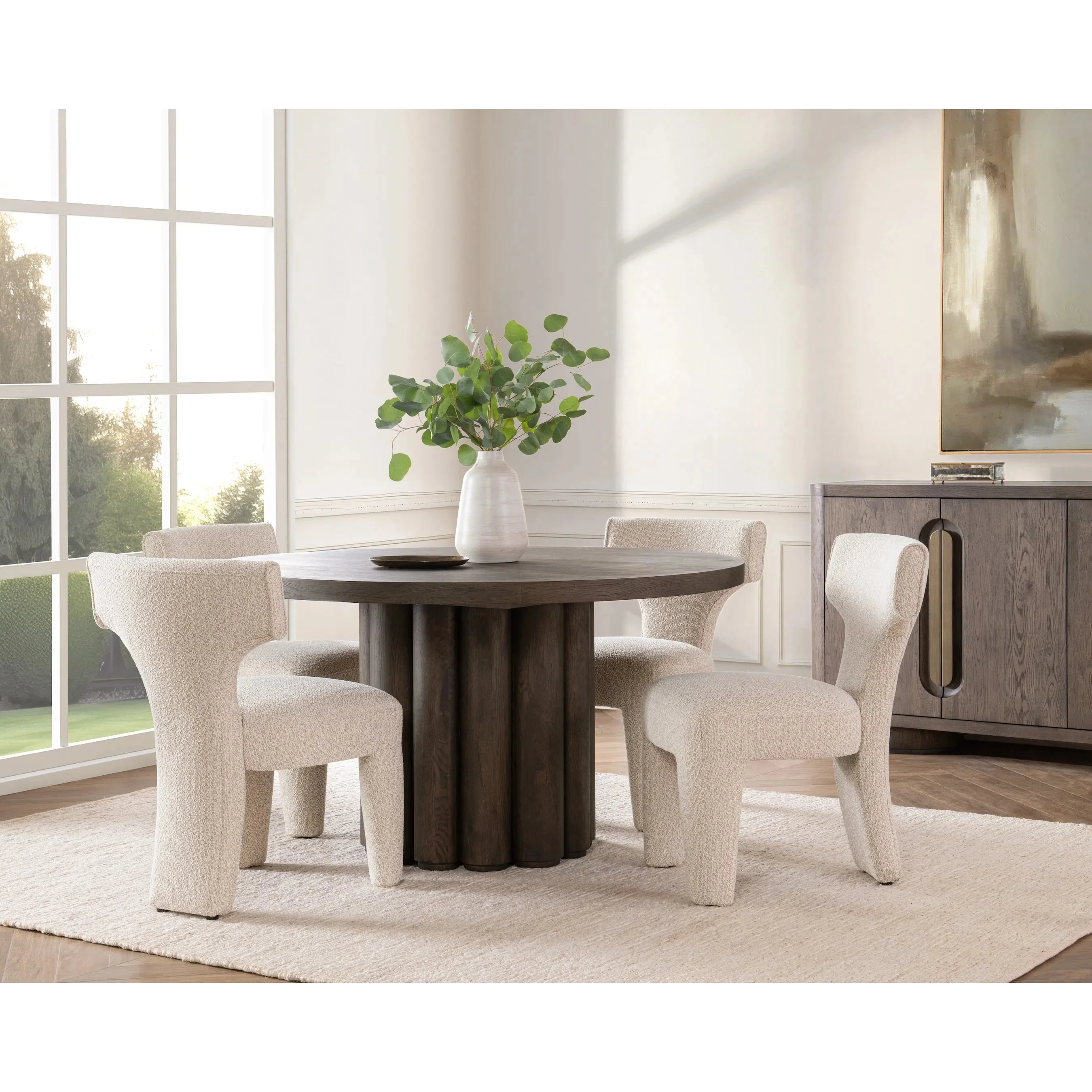 Tiber Round Dining Table - Image 33