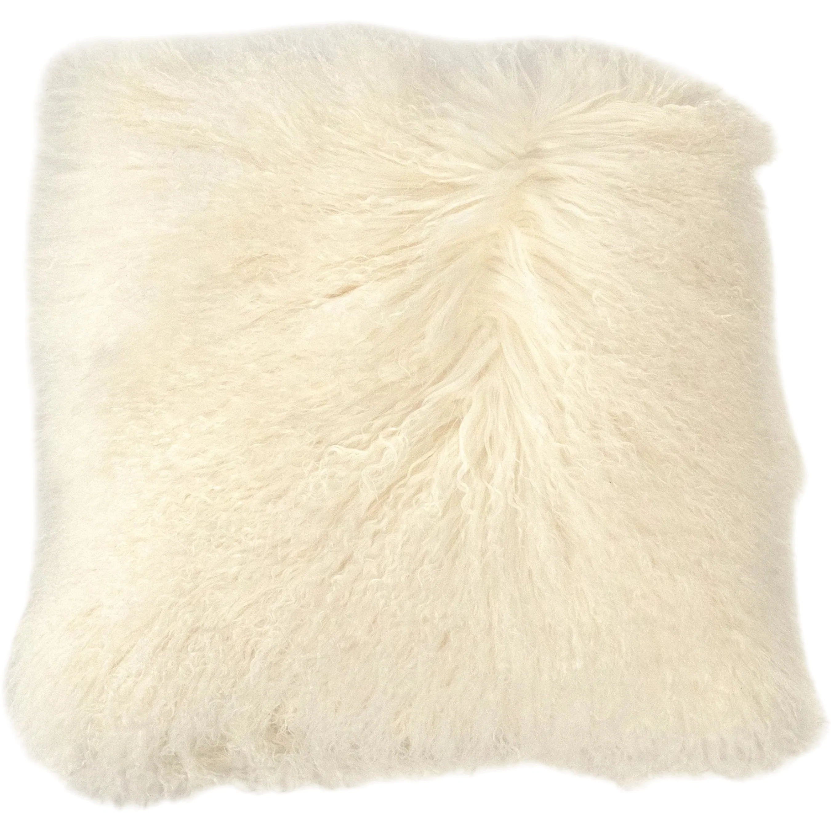 Tibetan Black Lamb Fur Pillow - Image 2