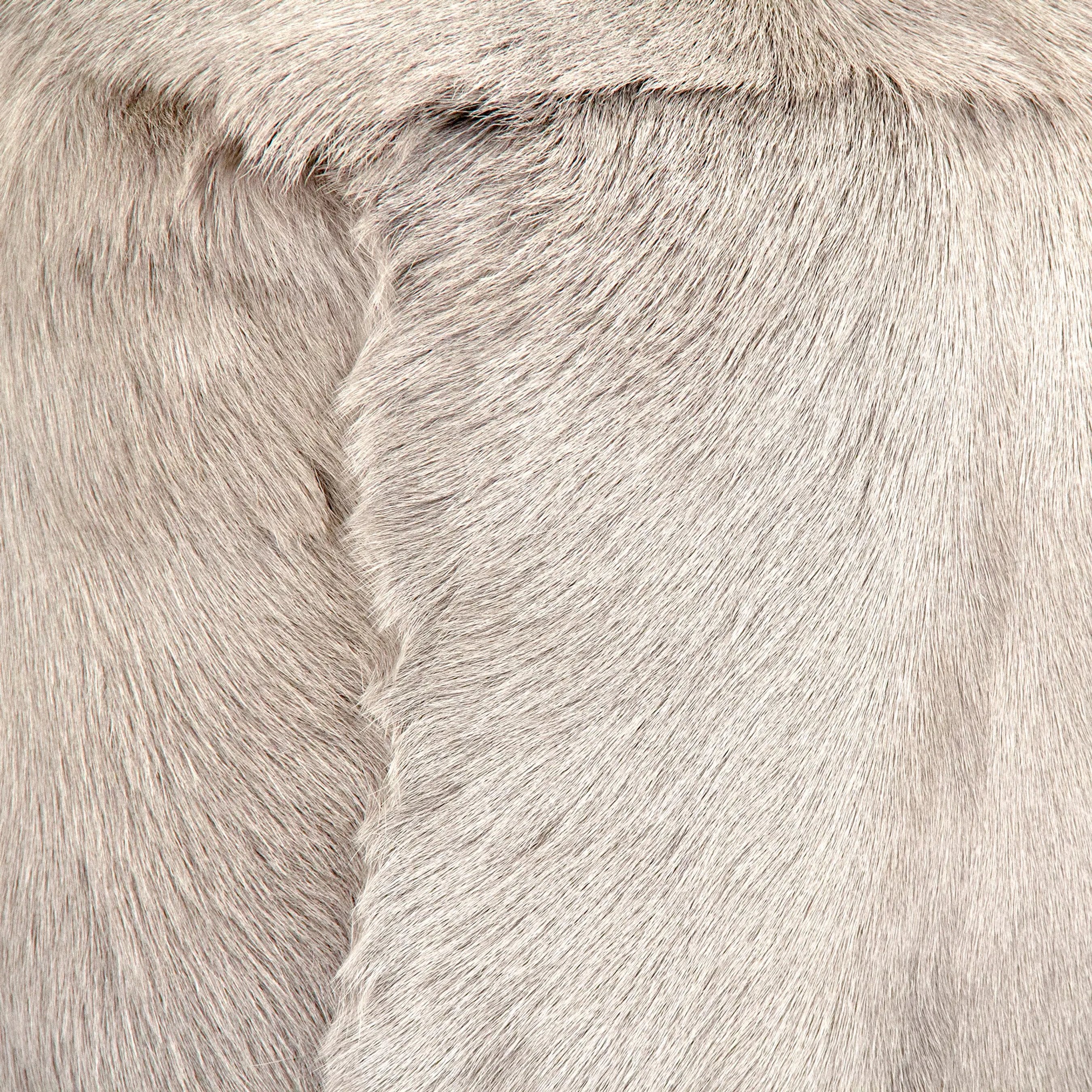 Tibetan Goat Fur Pouf - Image 15