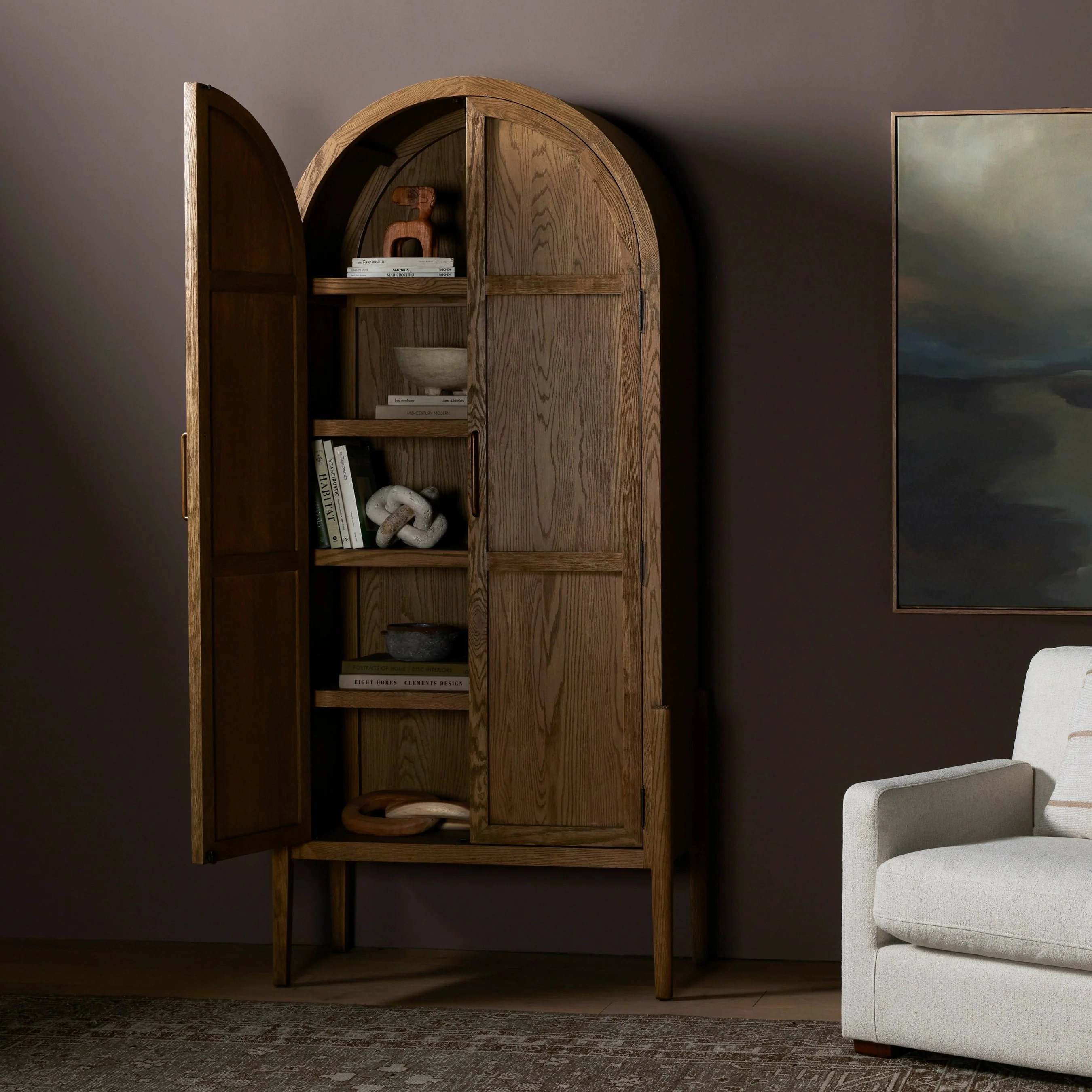 Tolle Panel Door Cabinet - Image 31