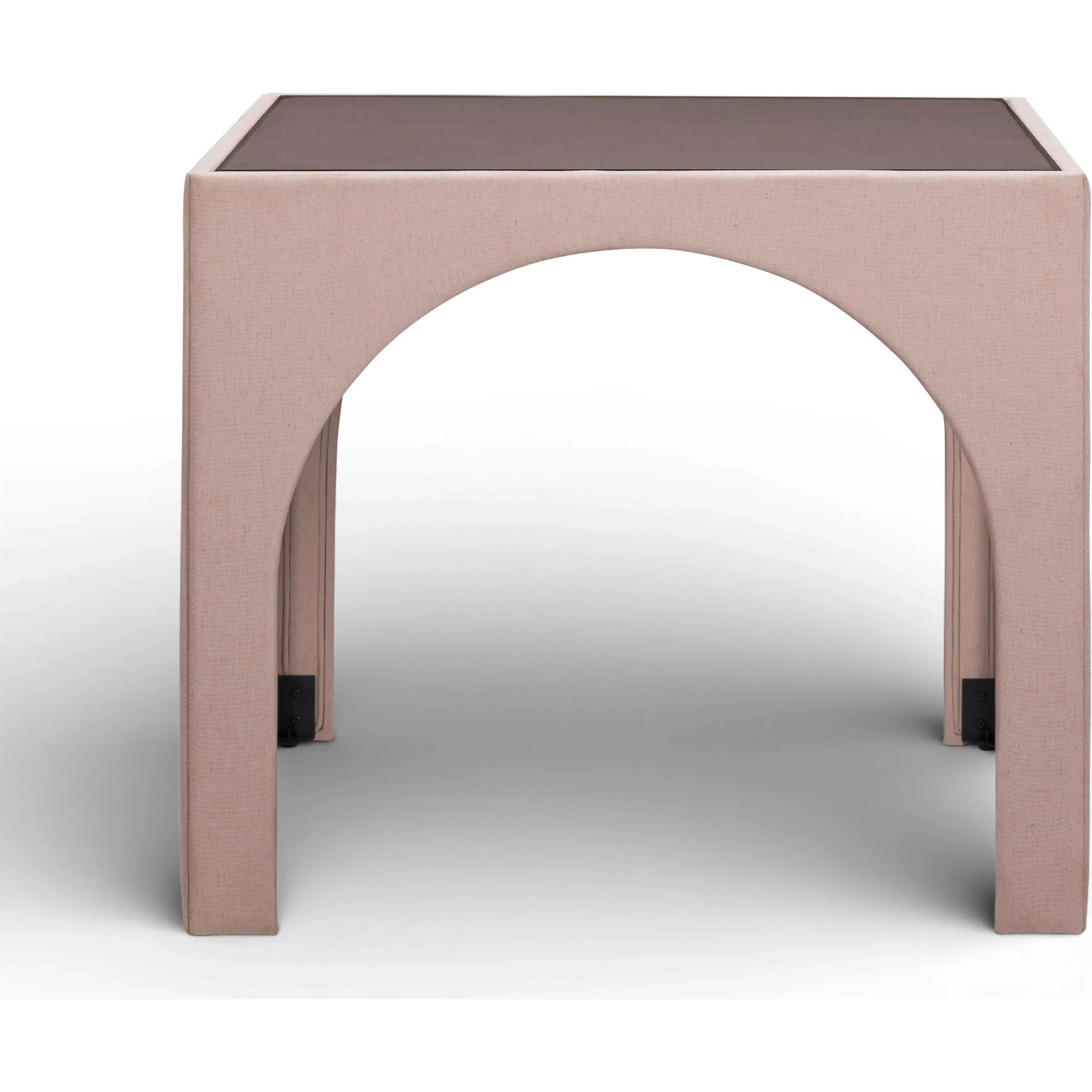 Tomlin Performance Chenille Game Table Two Ottomans Set - Image 9