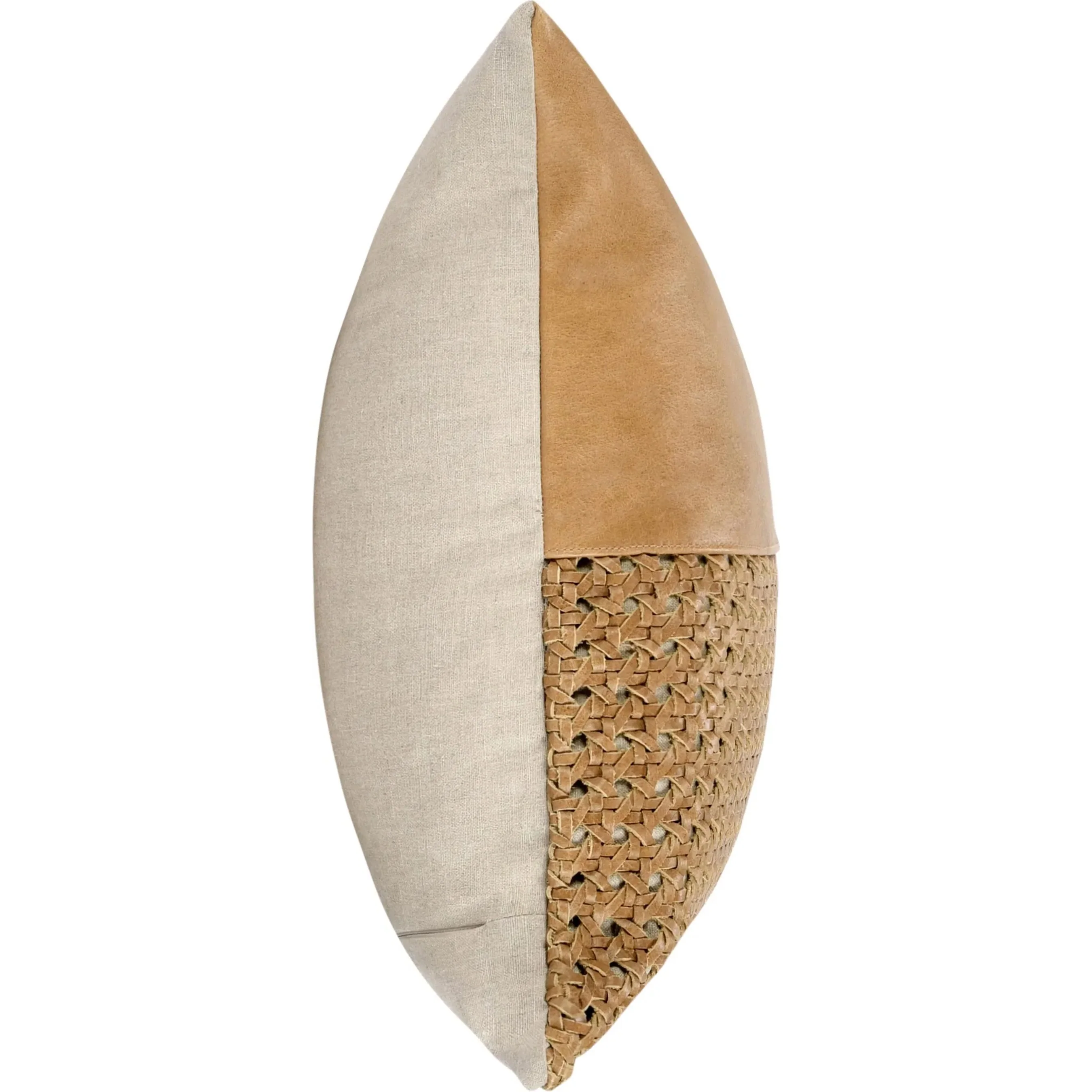 Toscano Genuine Leather Throw Pillow - Image 8