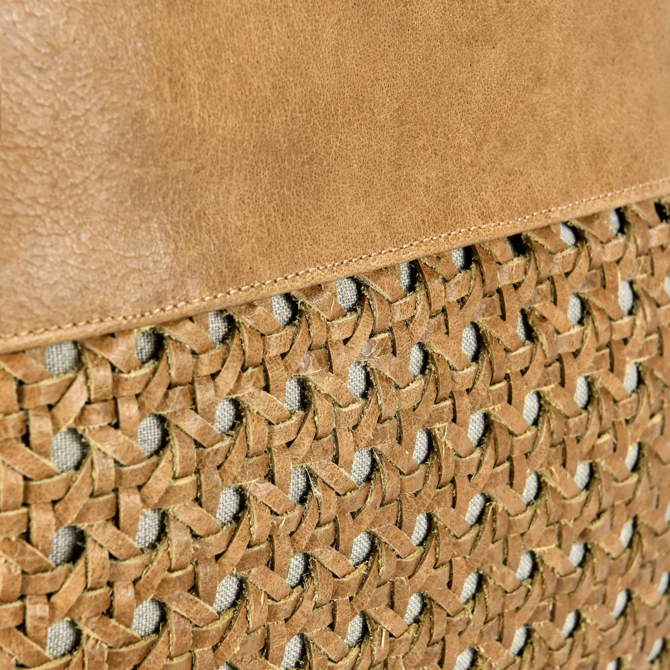 Toscano Genuine Leather Throw Pillow - Image 9