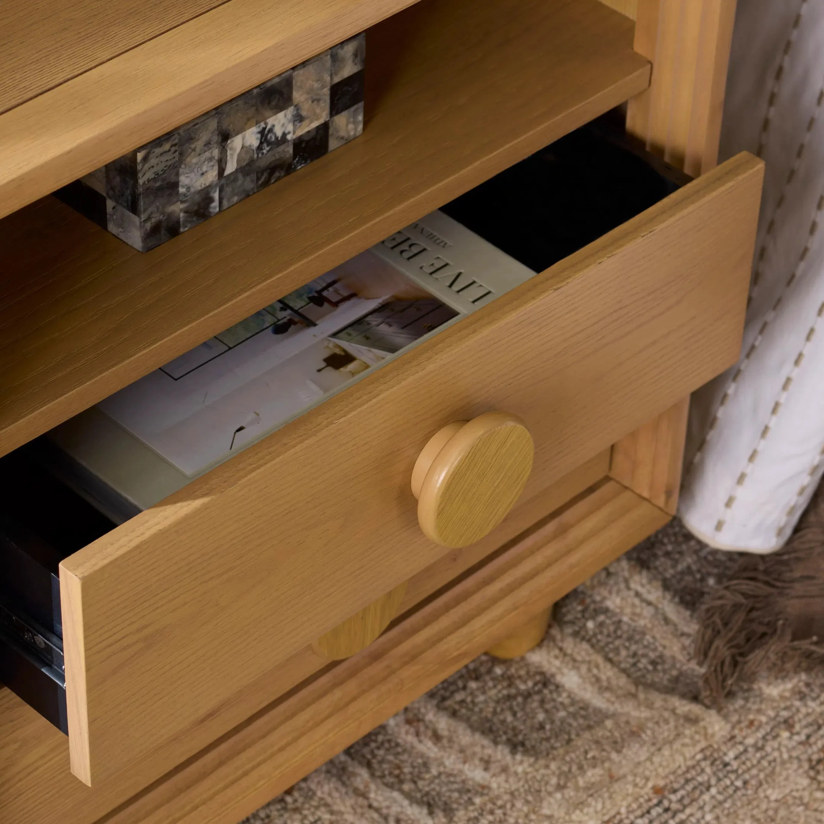 Treasure 2 Drawer Nightstand - Image 13