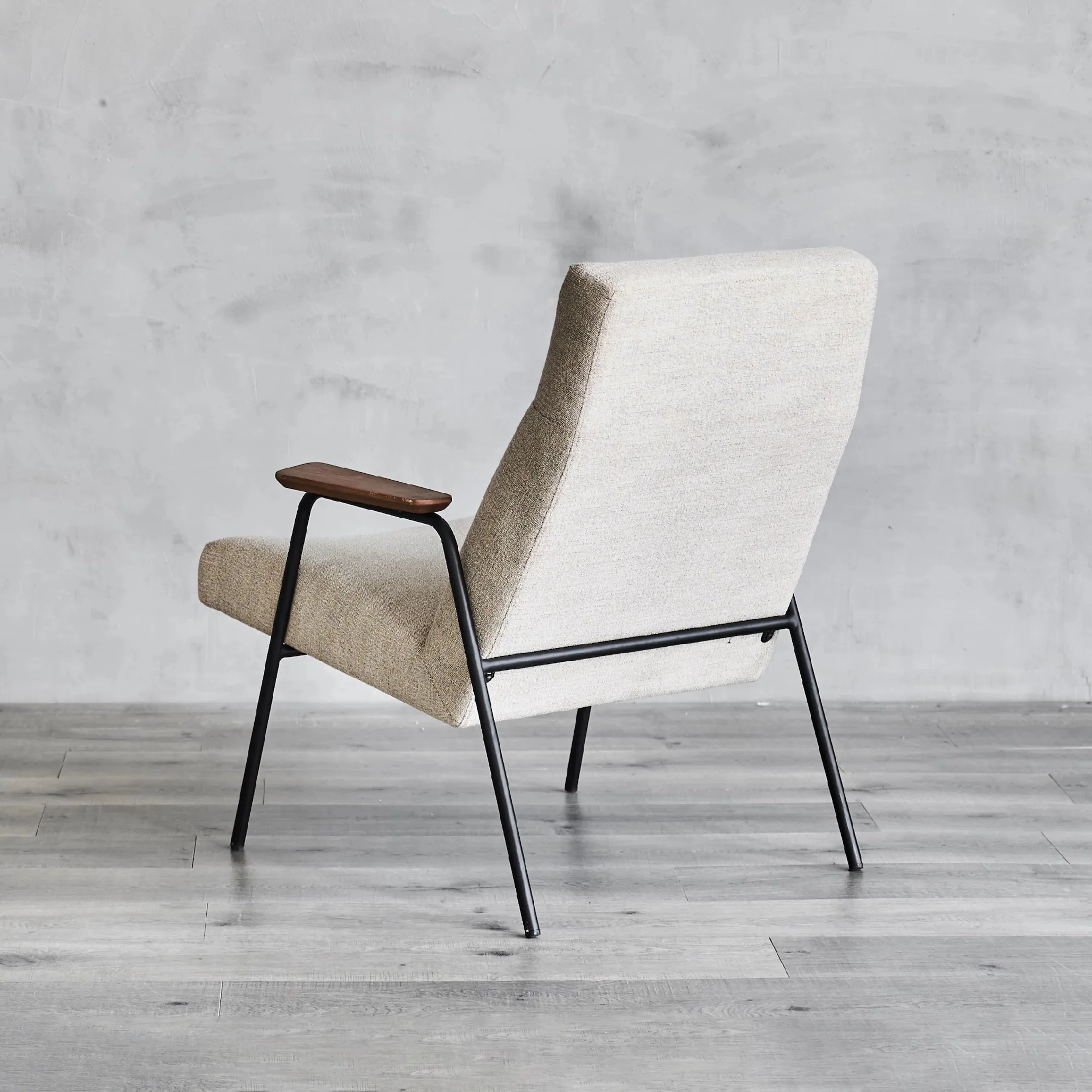 Trevor Off-White Arm Chair - Image 3