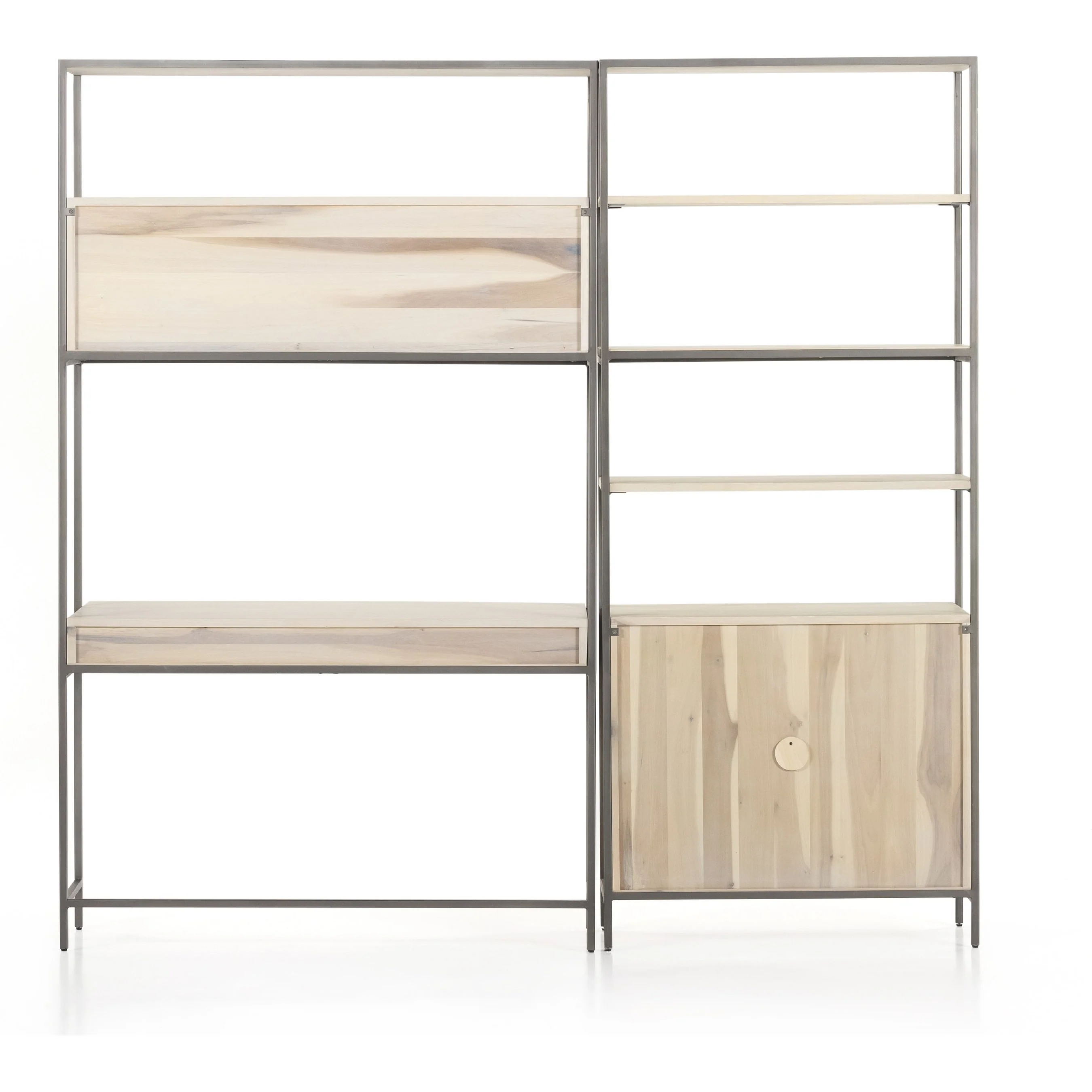 Trey Modular Wall Desk with Bookcase - Image 14