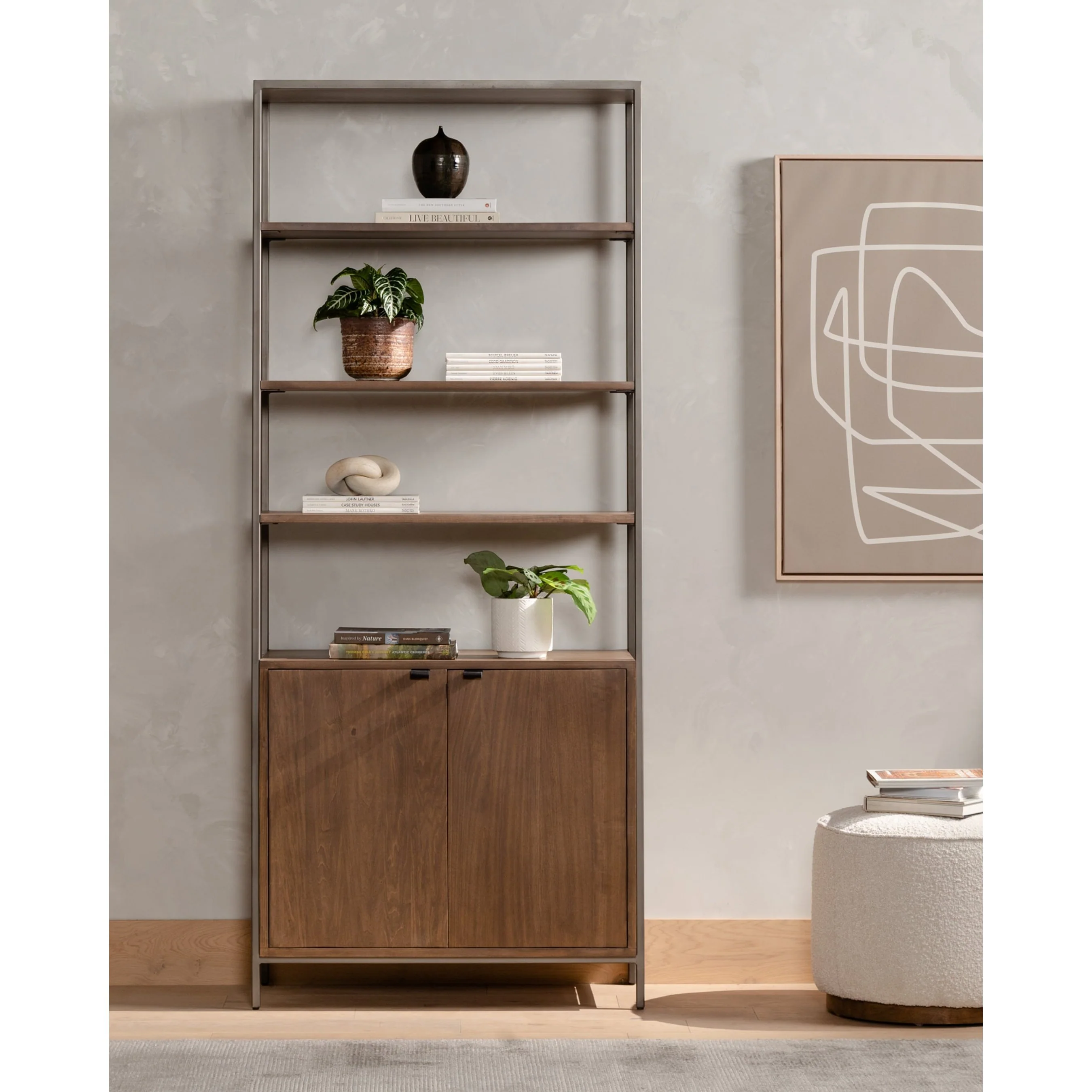 Trey Modular Wide Bookcase - Image 40