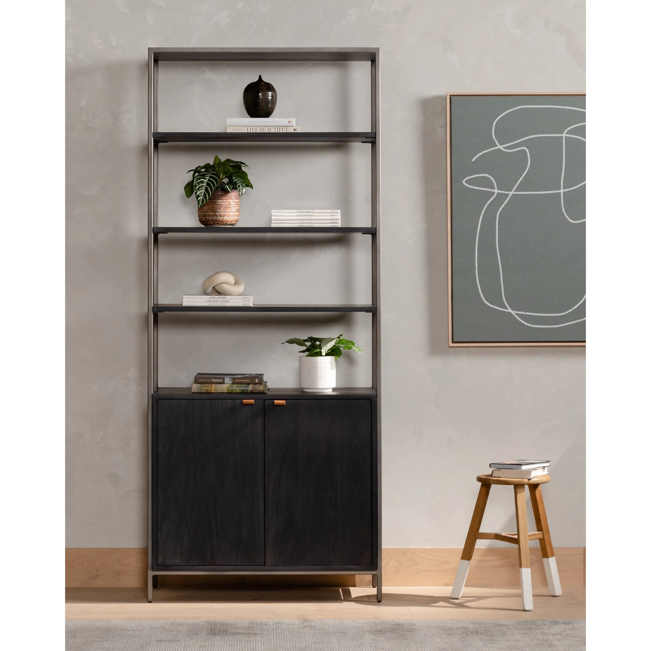 Trey Modular Wide Bookcase - Image 41