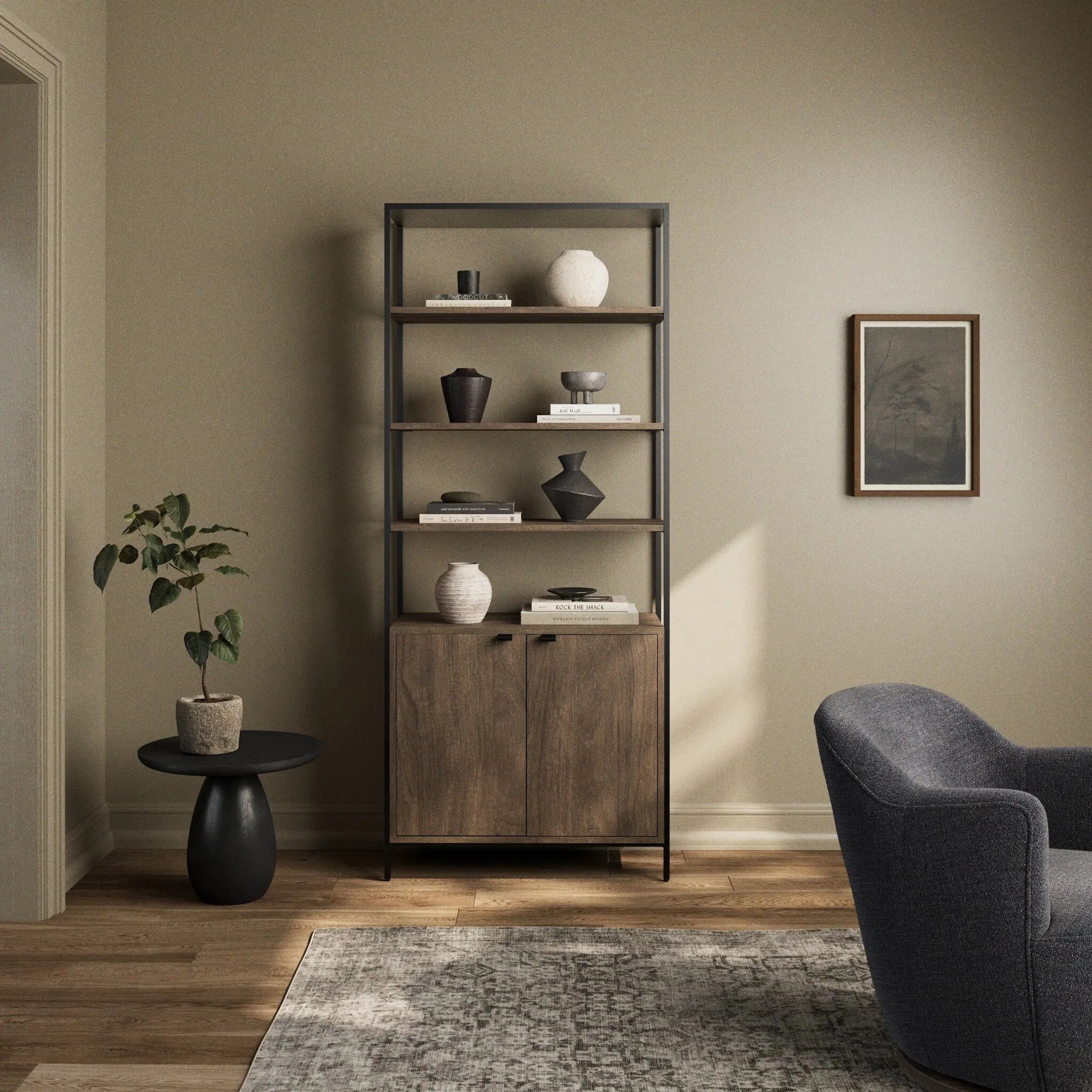 Trey Modular Wide Bookcase - Image 44