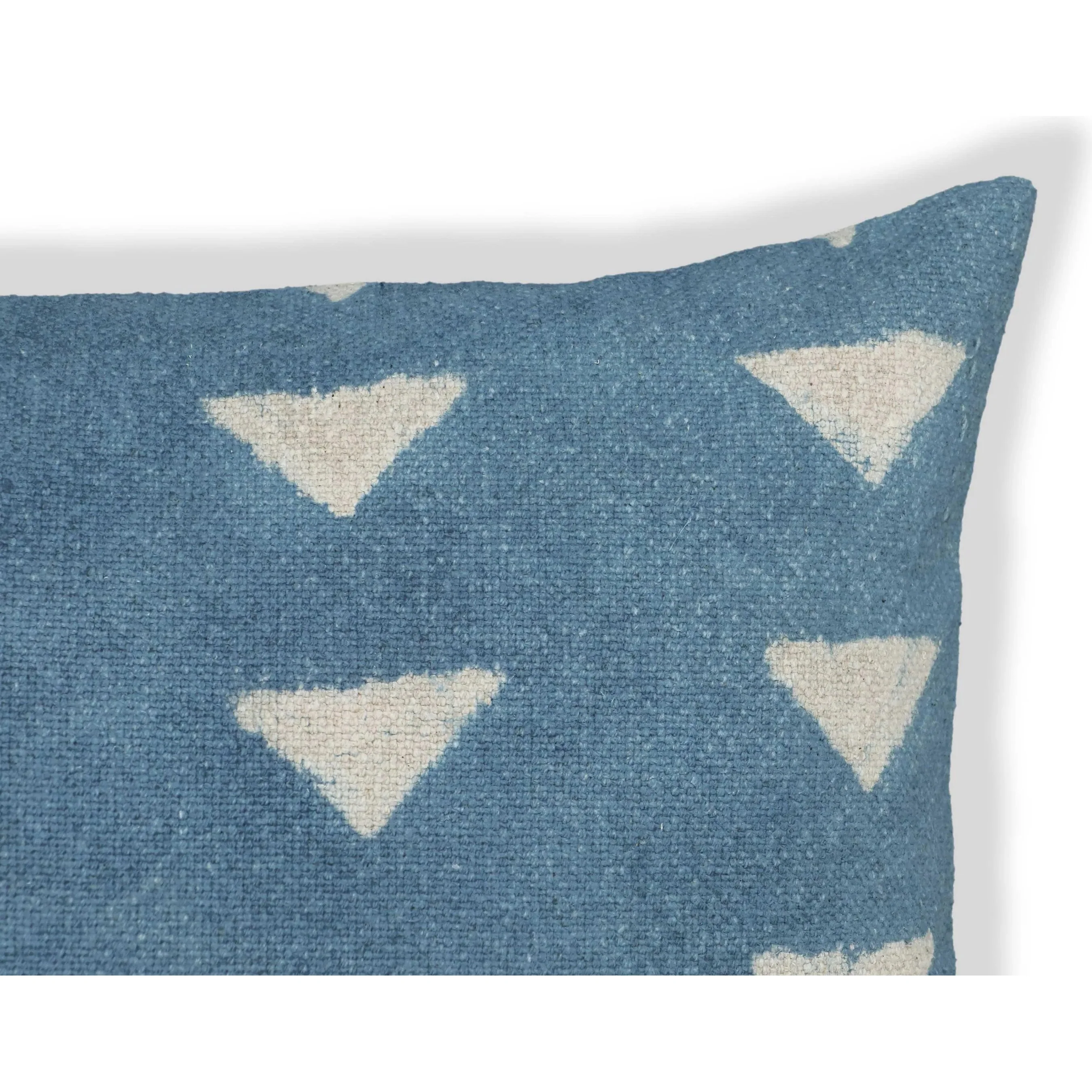 Triangles Cotton Square Accent Pillow - Image 3